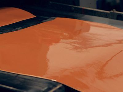 Beschichtetes Leder für Businesstaschen