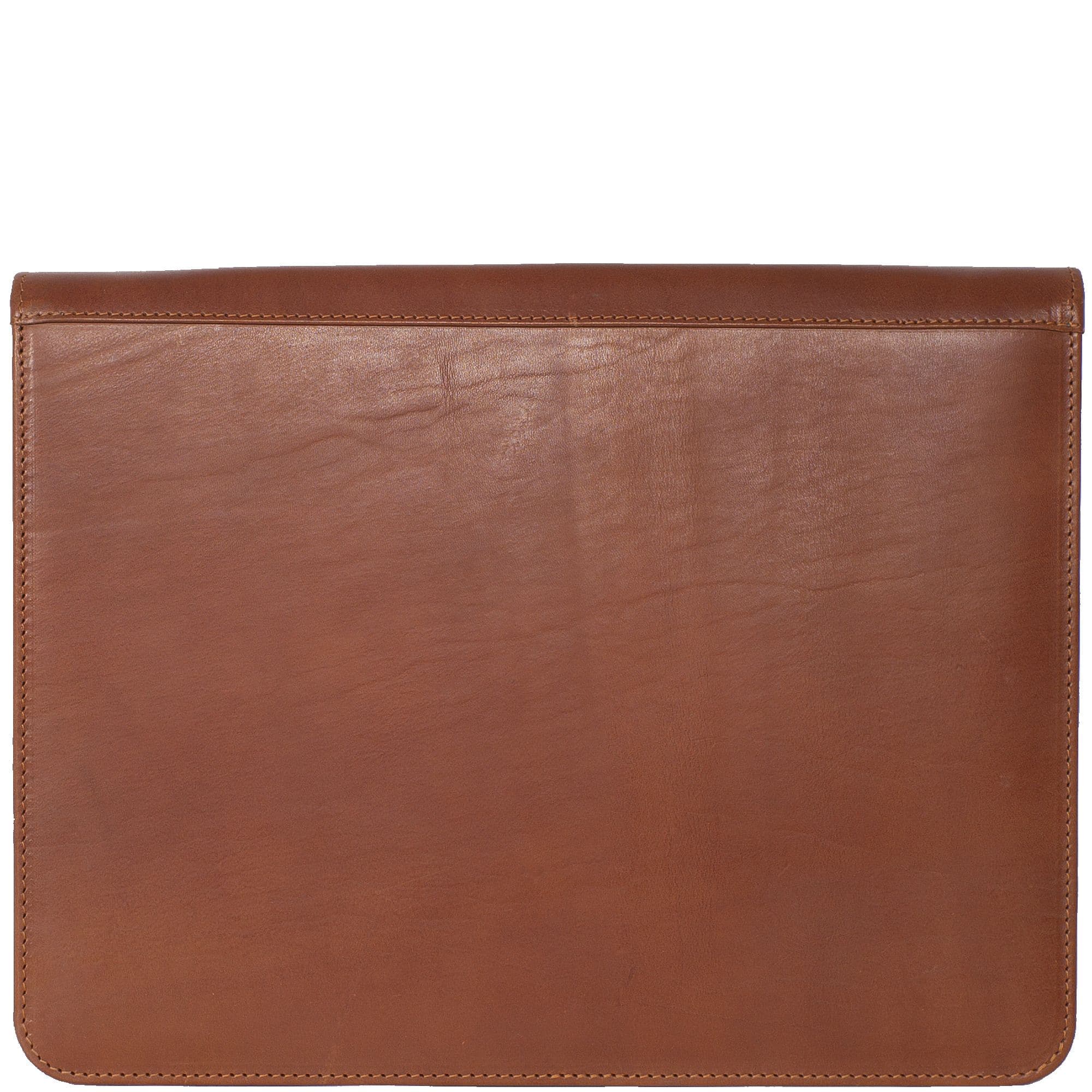 Konferenzmappe Aktentasche A4 Leder cognac mit Rundumreißverschluss - Corf Offermann