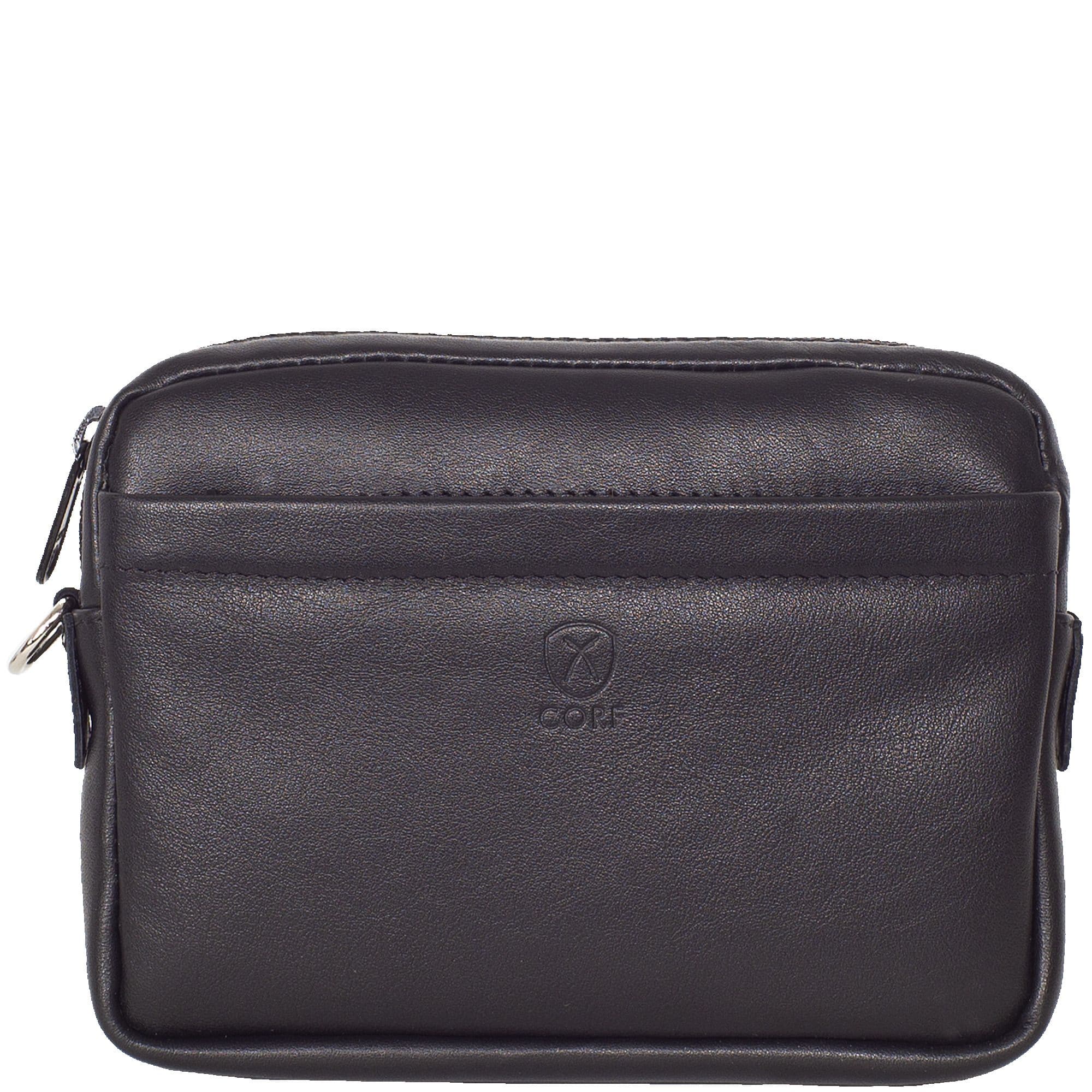 Gelenktasche Gürteltasche Leder schwarz - Corf Offermann