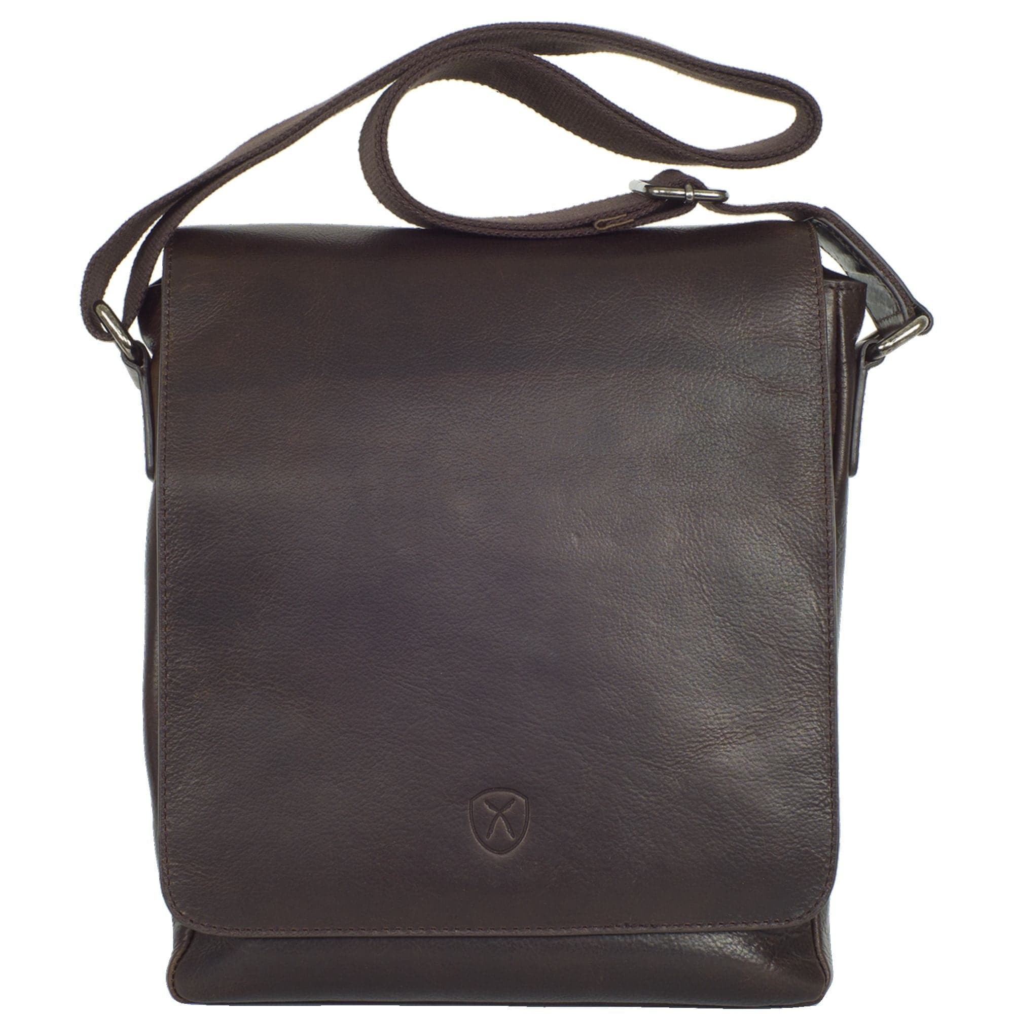 Tablet Tasche Schultertasche 10 Zoll Leder braun - Corf Offermann