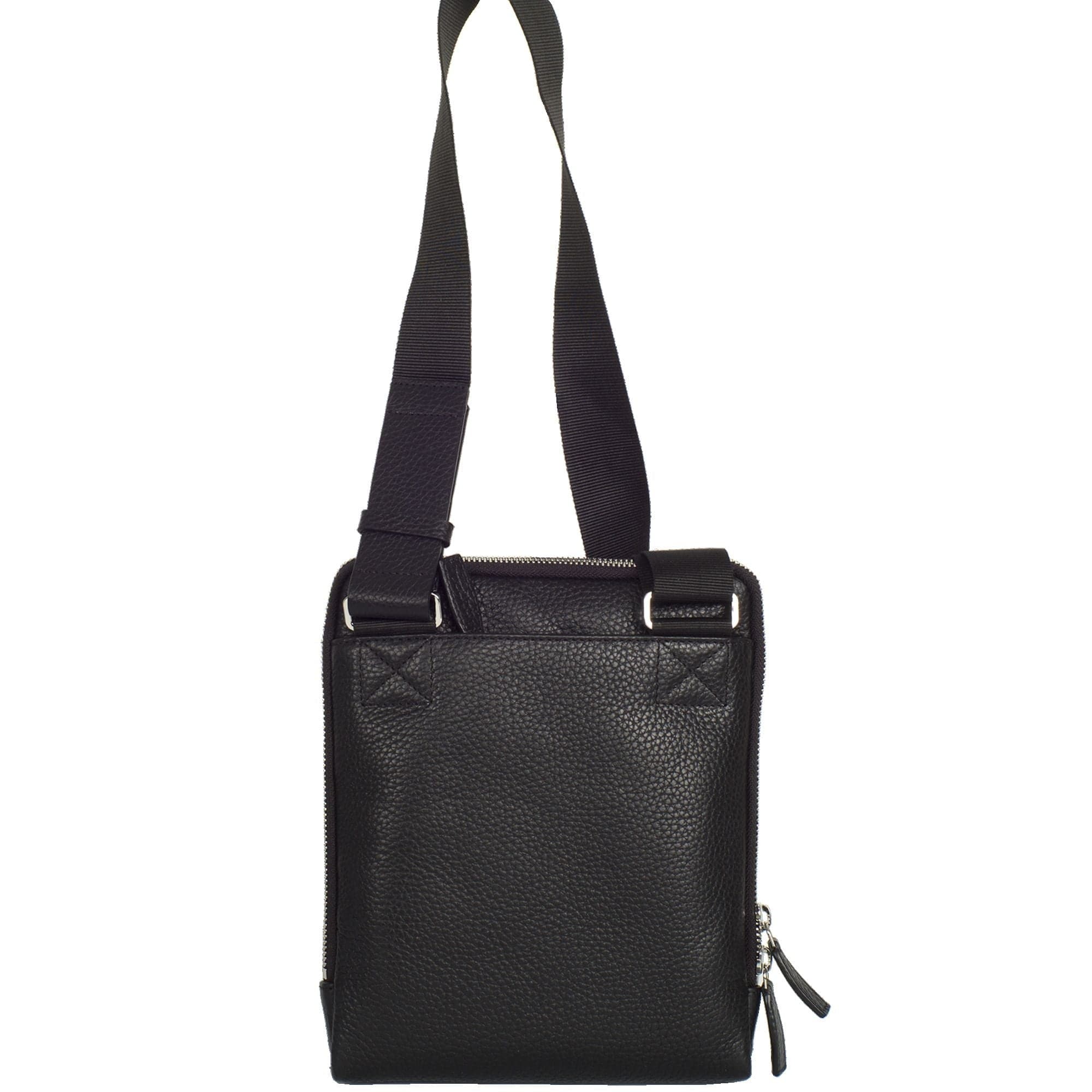 Tablet Tasche Crossover Schultertasche 10 Zoll Leder schwarz - Corf Offermann