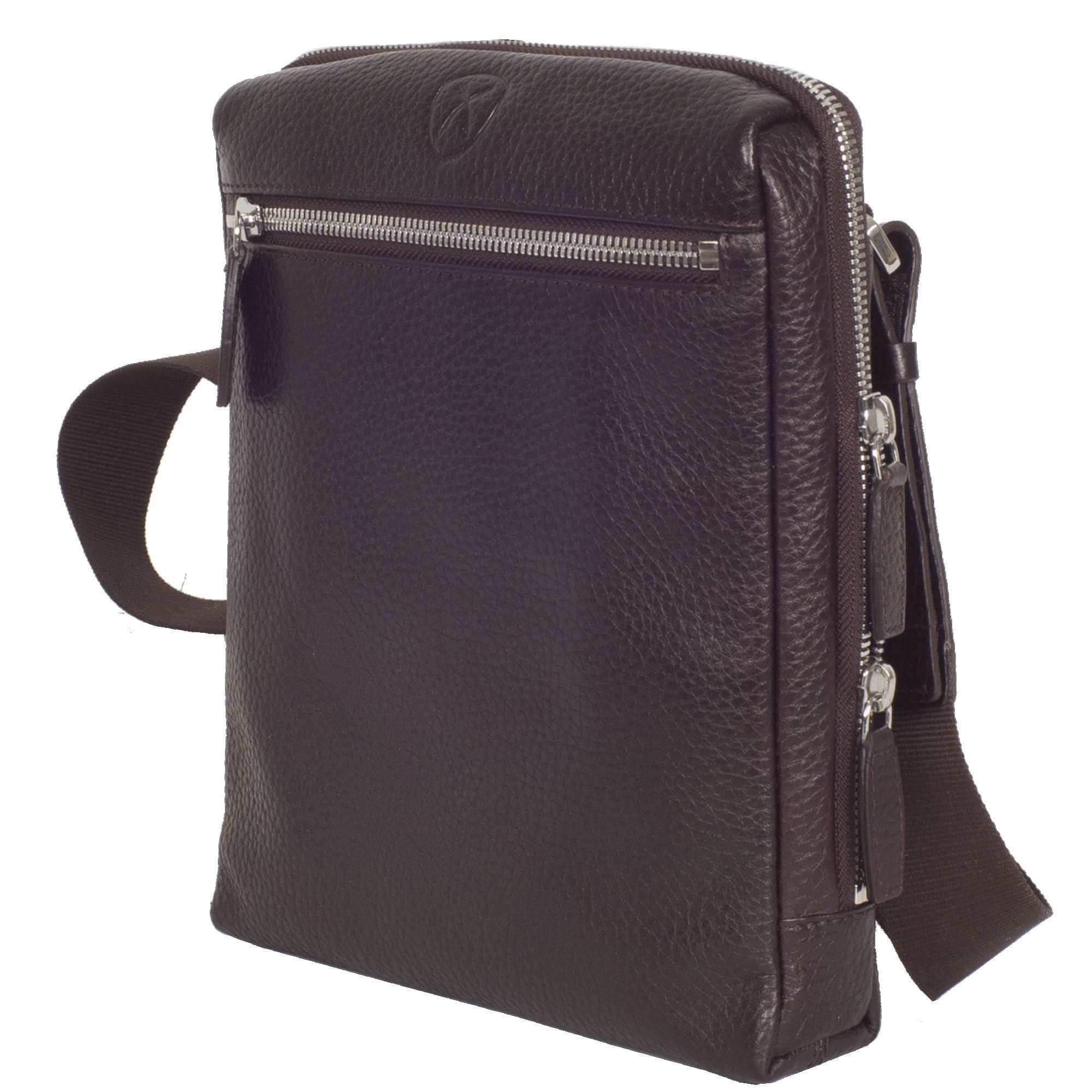 Tablet Tasche Crossover Schultertasche 10 Zoll Leder braun - Corf Offermann