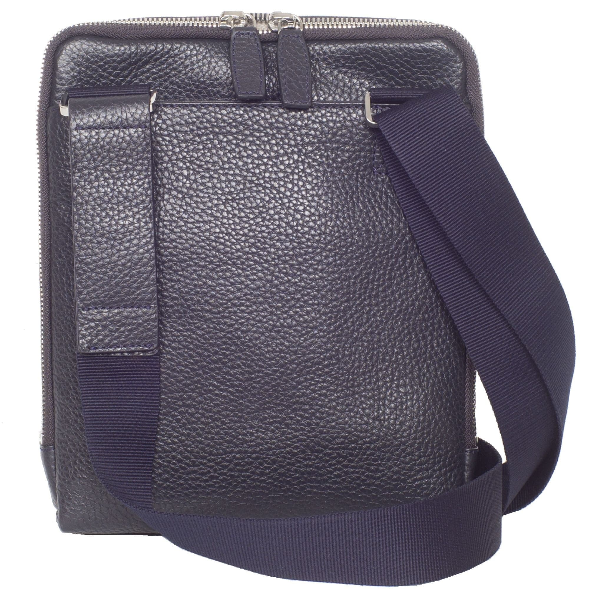 Tablet Tasche Crossover Schultertasche 10 Zoll Leder blau - Corf Offermann