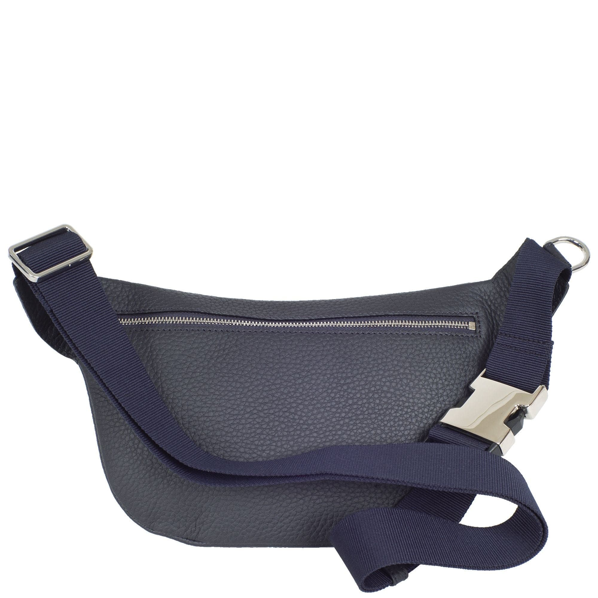 Crossover Gürteltasche Bauchtasche Leder blau - Corf Offermann