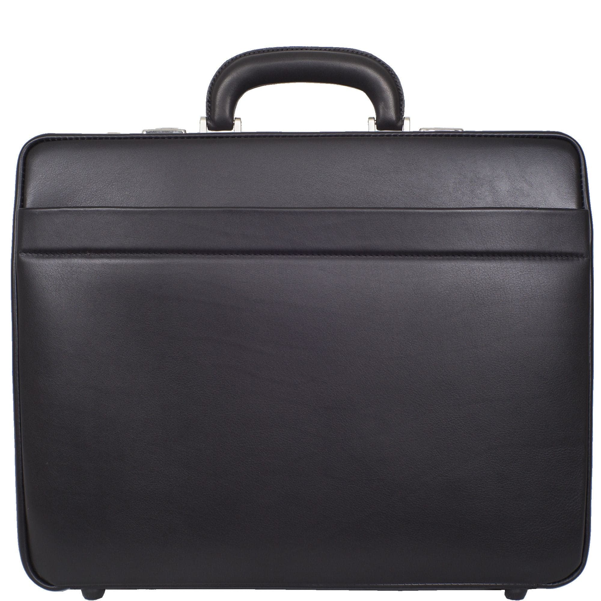 Aktenkoffer 15 Zoll Leder schwarz Fächereinteilung - Corf Offermann