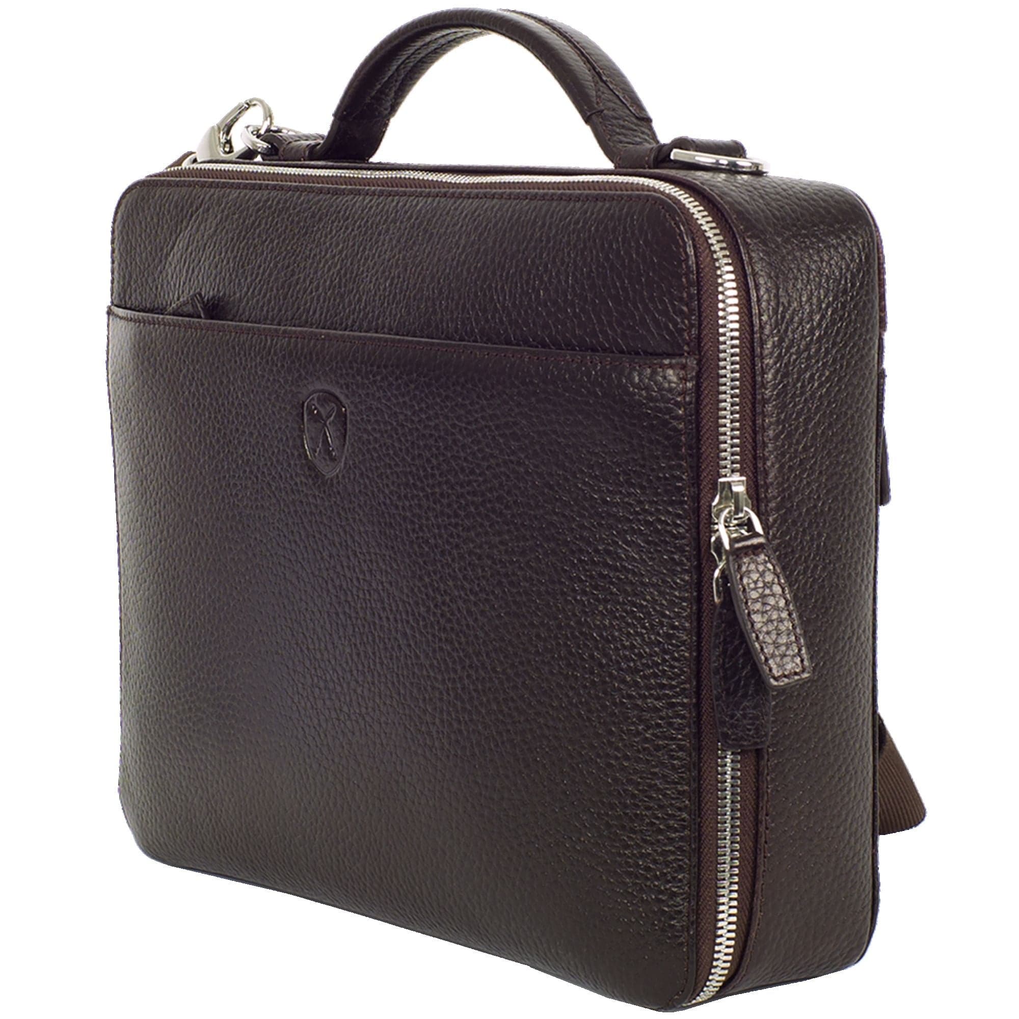 Laptoptasche Tablet Tasche 10 Zoll Leder braun - Corf Offermann