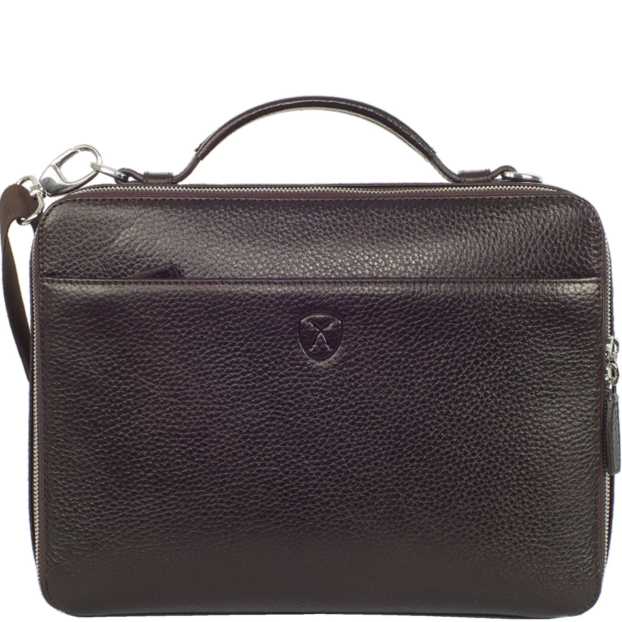 Laptoptasche Tablet Tasche 10 Zoll Leder braun - Corf Offermann