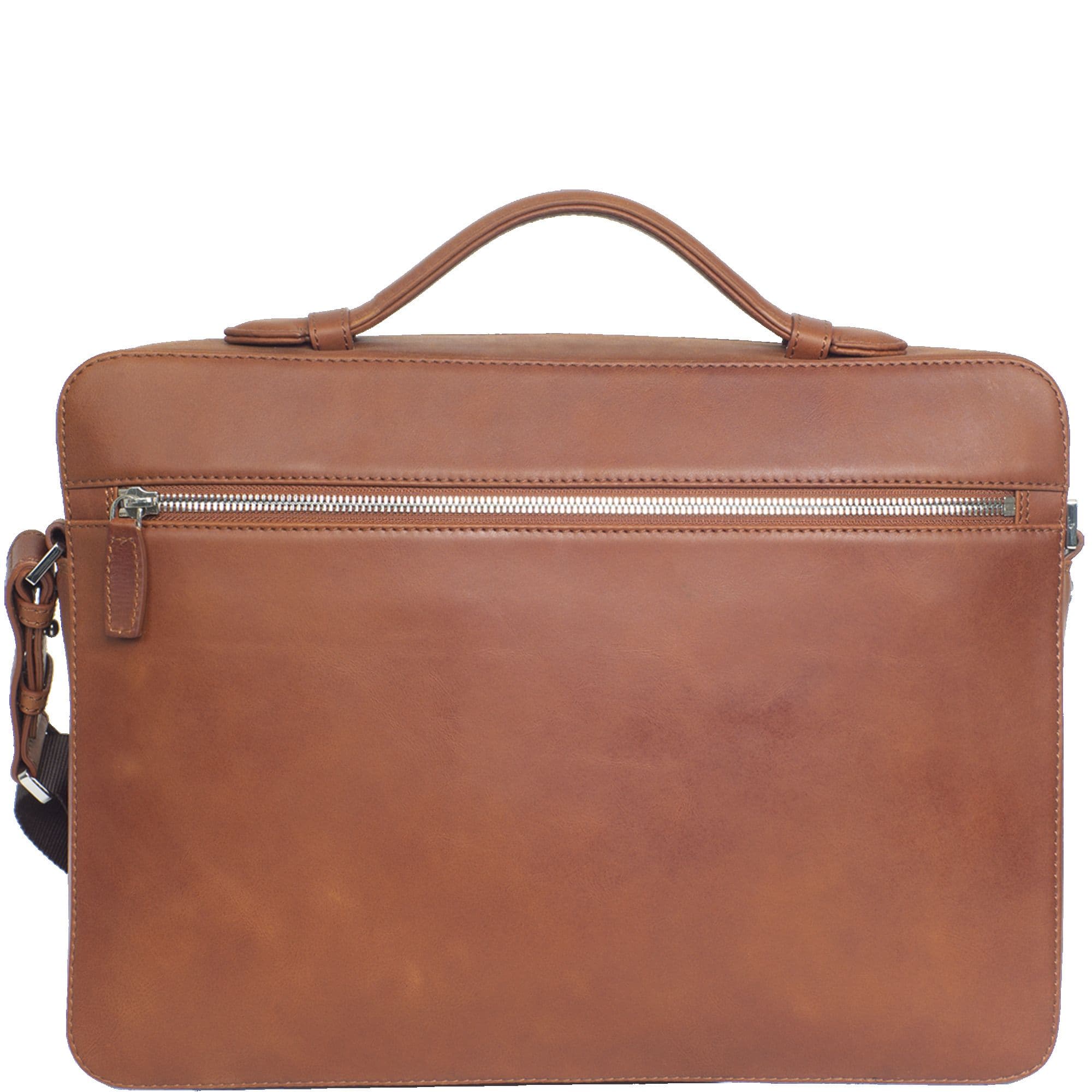 Laptoptasche Businesstasche 14 Zoll Leder Cognac - Corf Offermann