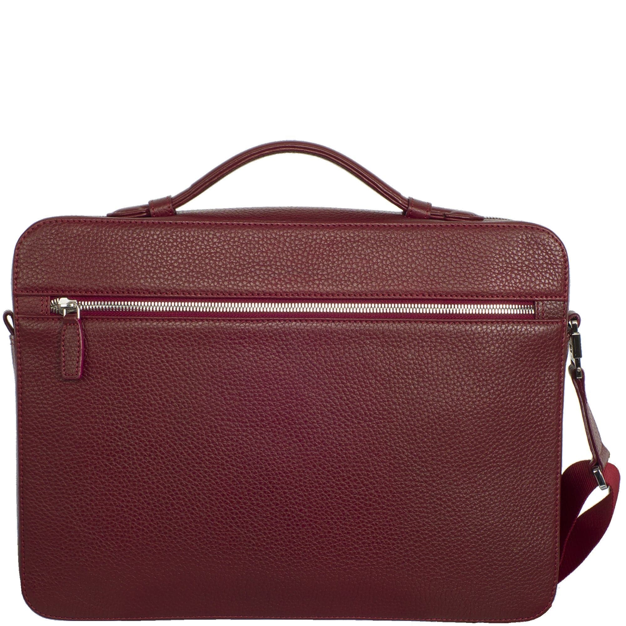 Laptoptasche Businesstasche 14 Zoll Leder bordeauxrot - Corf Offermann
