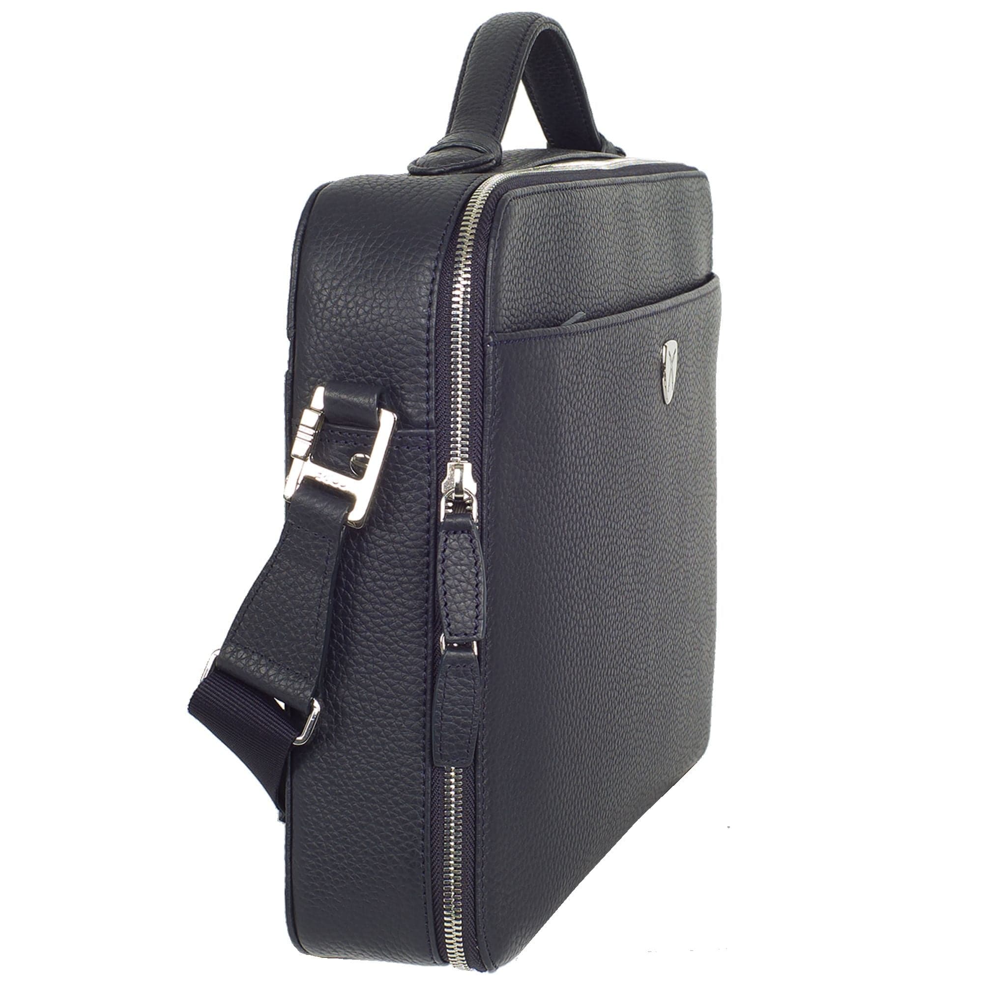 Laptoptasche Businesstasche 14 Zoll Leder blau - Corf Offermann