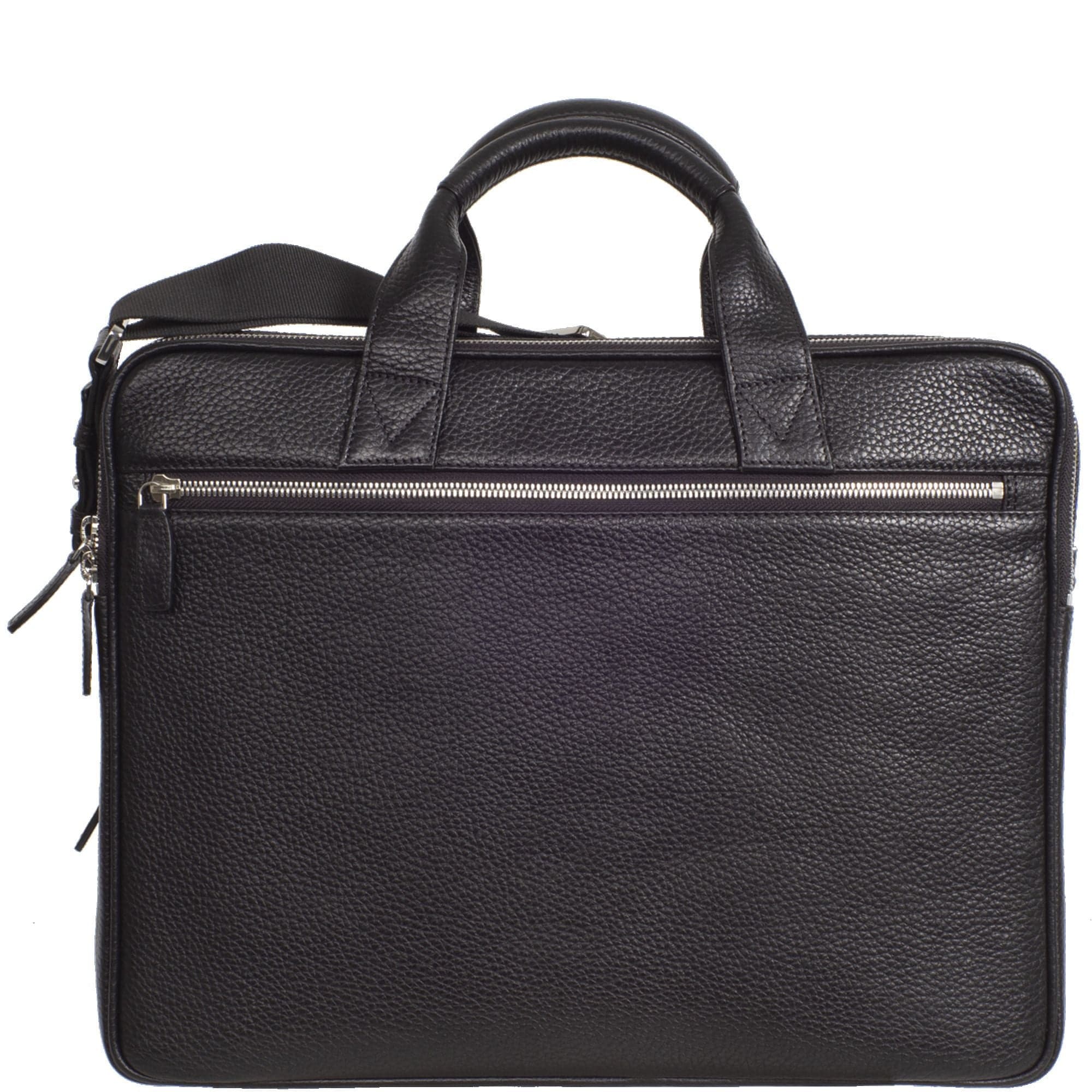 Laptoptasche Businesstasche 15 Zoll Leder schwarz - Corf Offermann