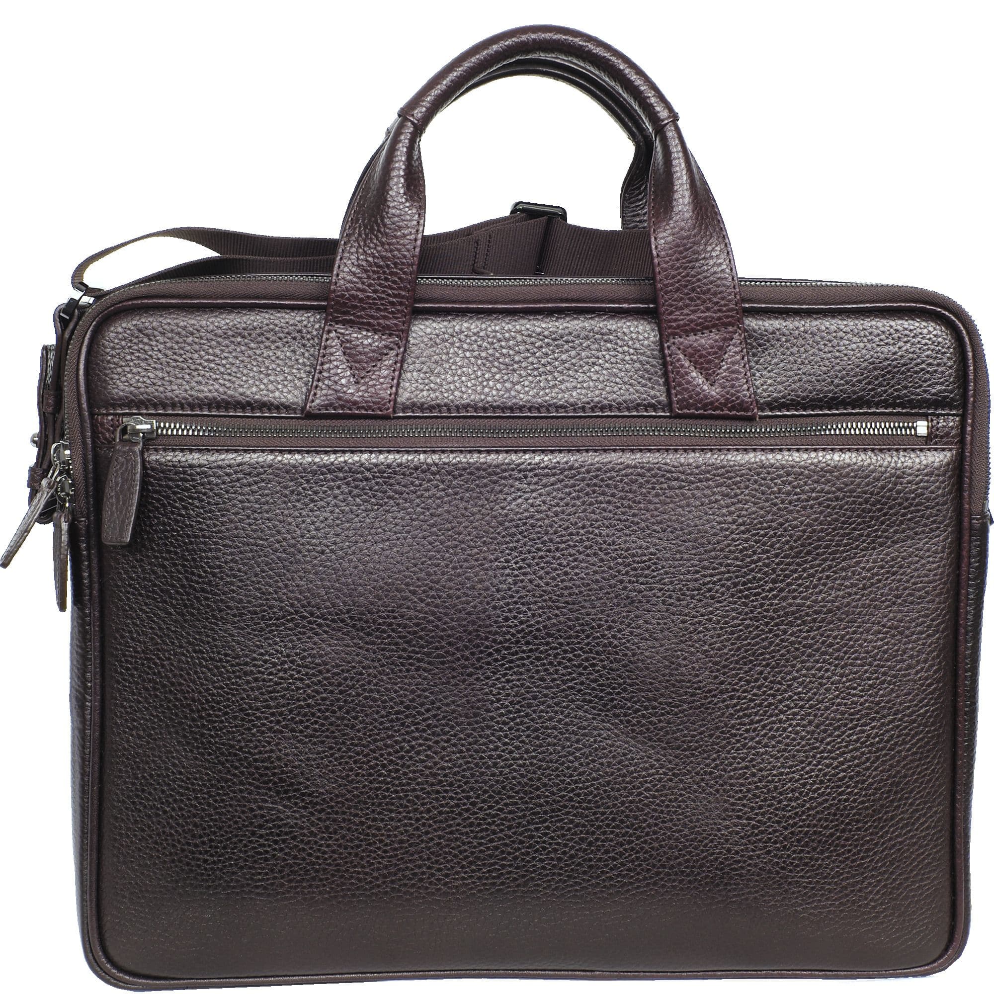 Laptoptasche Businesstasche 15 Zoll Leder braun - Corf Offermann