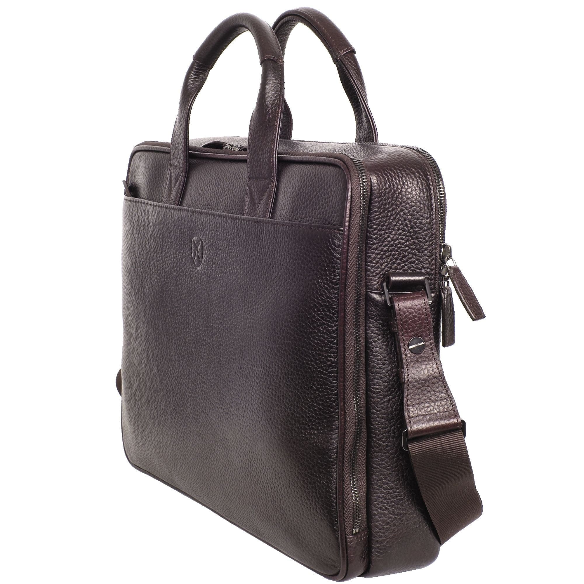 Laptoptasche Businesstasche 15 Zoll Leder braun - Corf Offermann