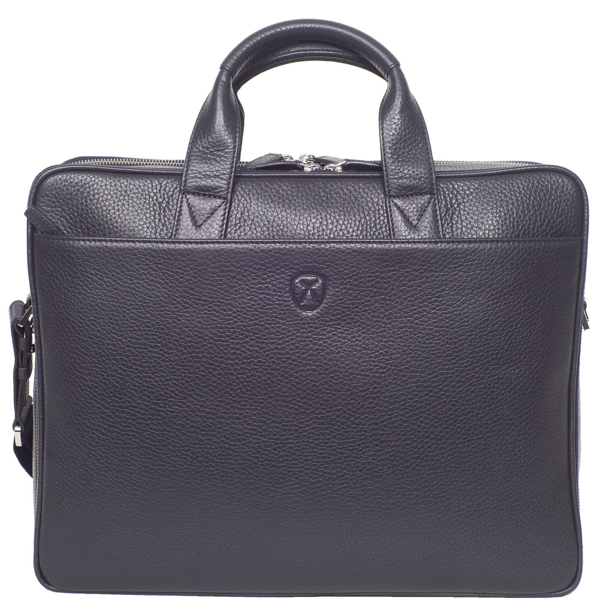 Laptoptasche Businesstasche 15 Zoll Leder blau - Corf Offermann