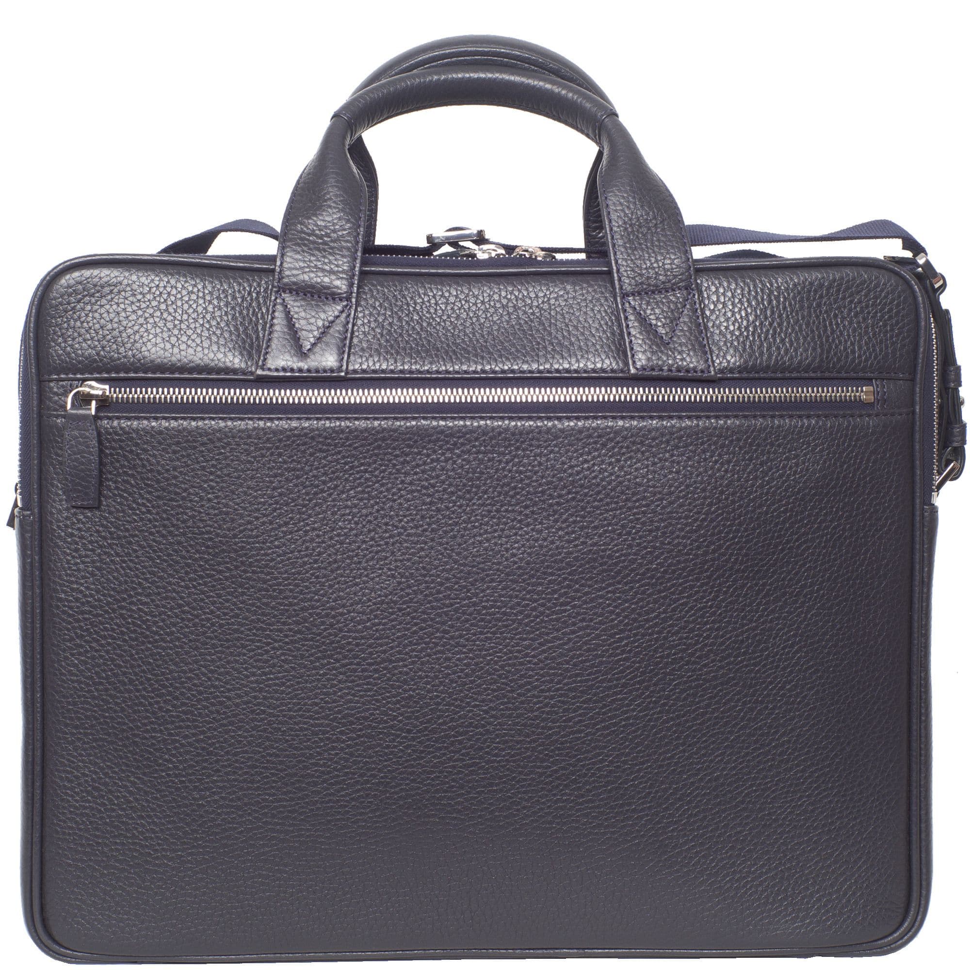 Laptoptasche Businesstasche 15 Zoll Leder blau - Corf Offermann