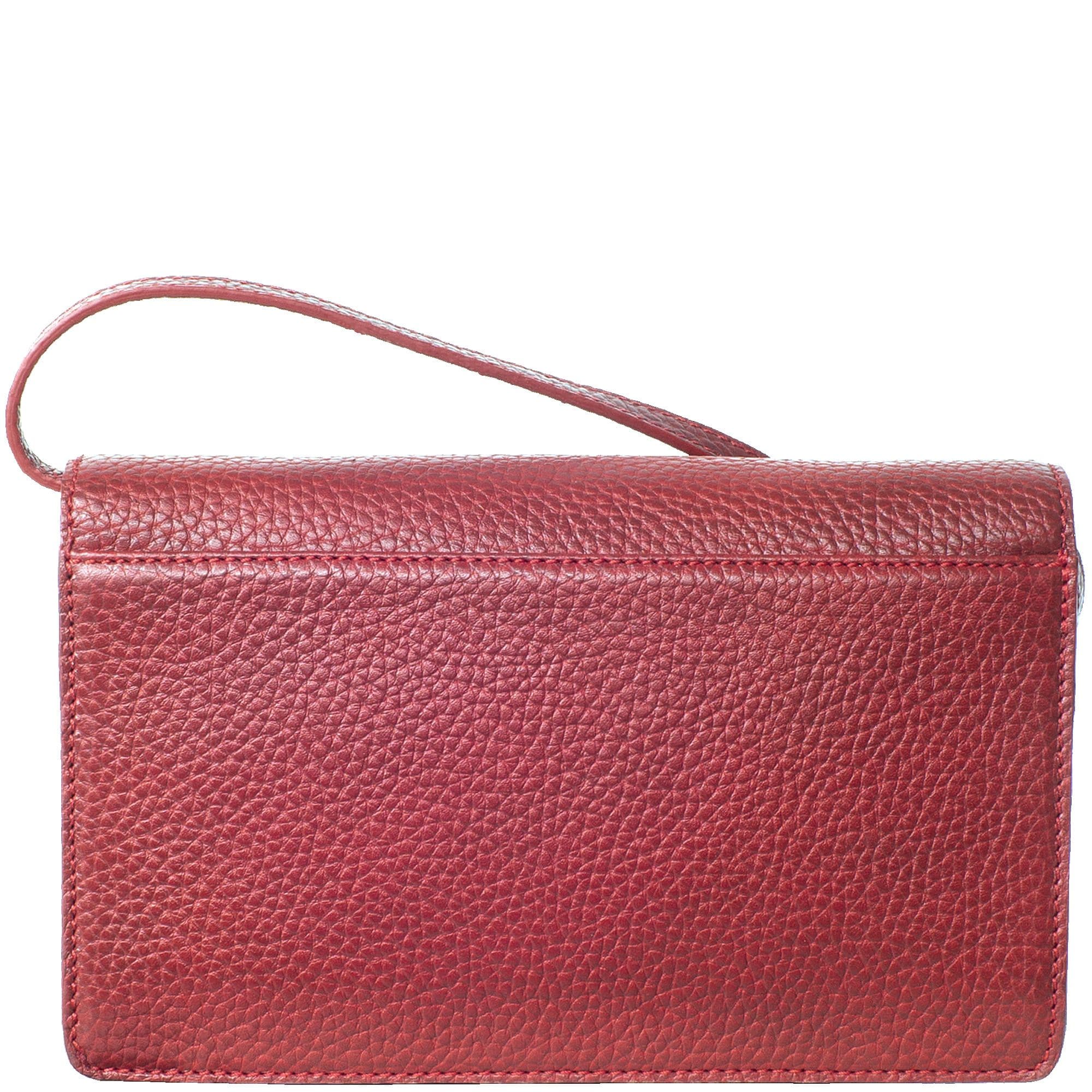 Handtasche Clutch Leder rot - Corf Offermann