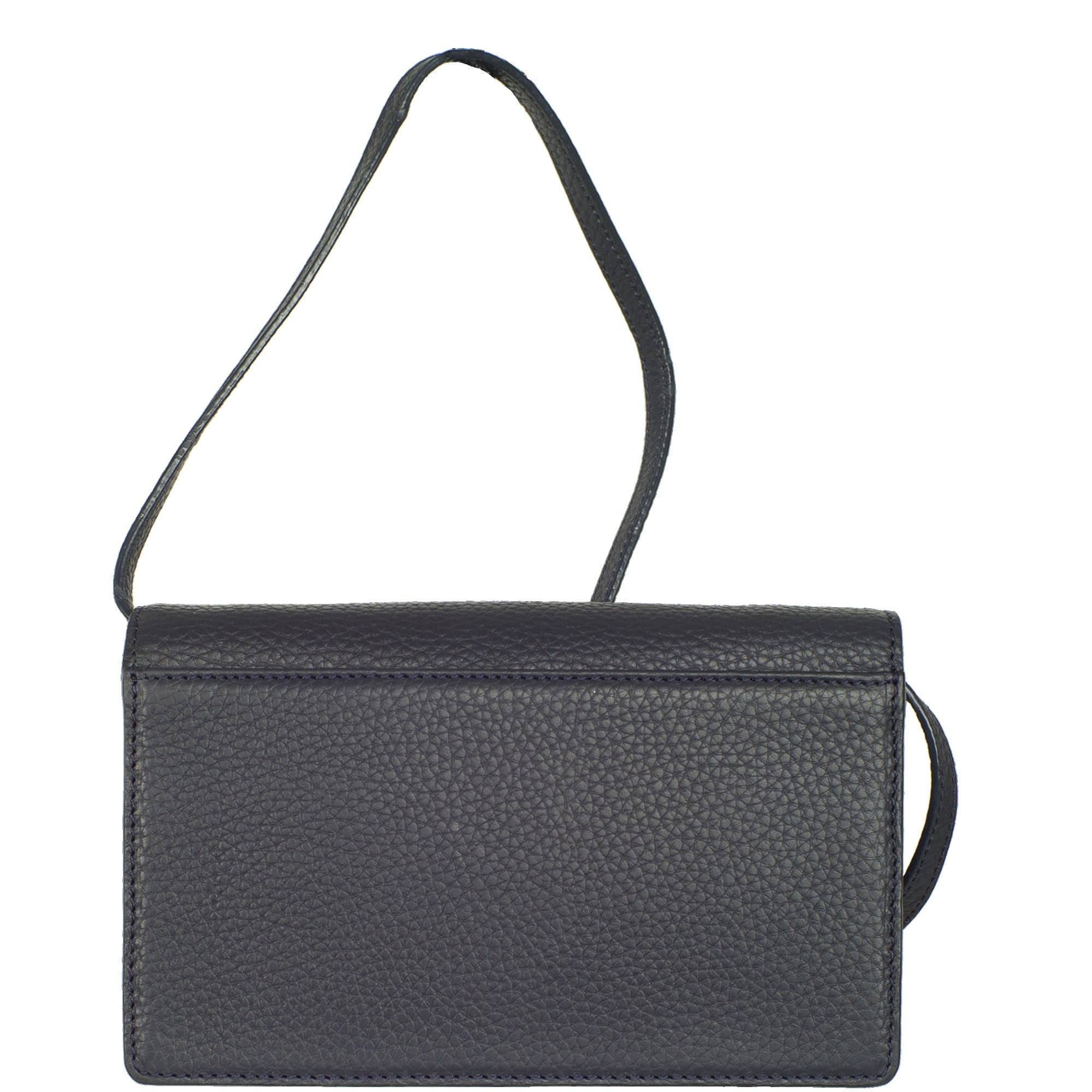 Handtasche Clutch Leder blau - Corf Offermann