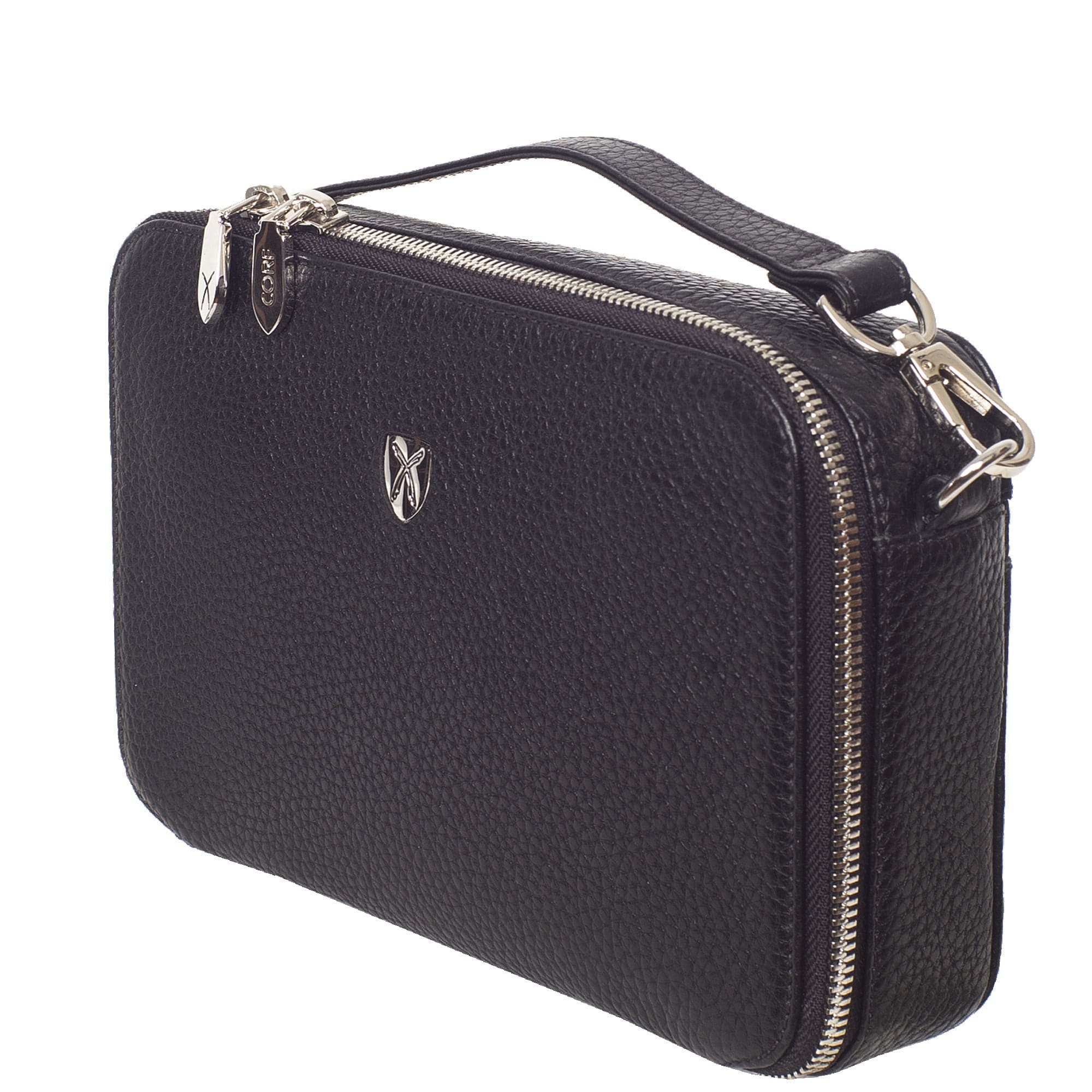 Handtasche Leder schwarz - Corf Offermann