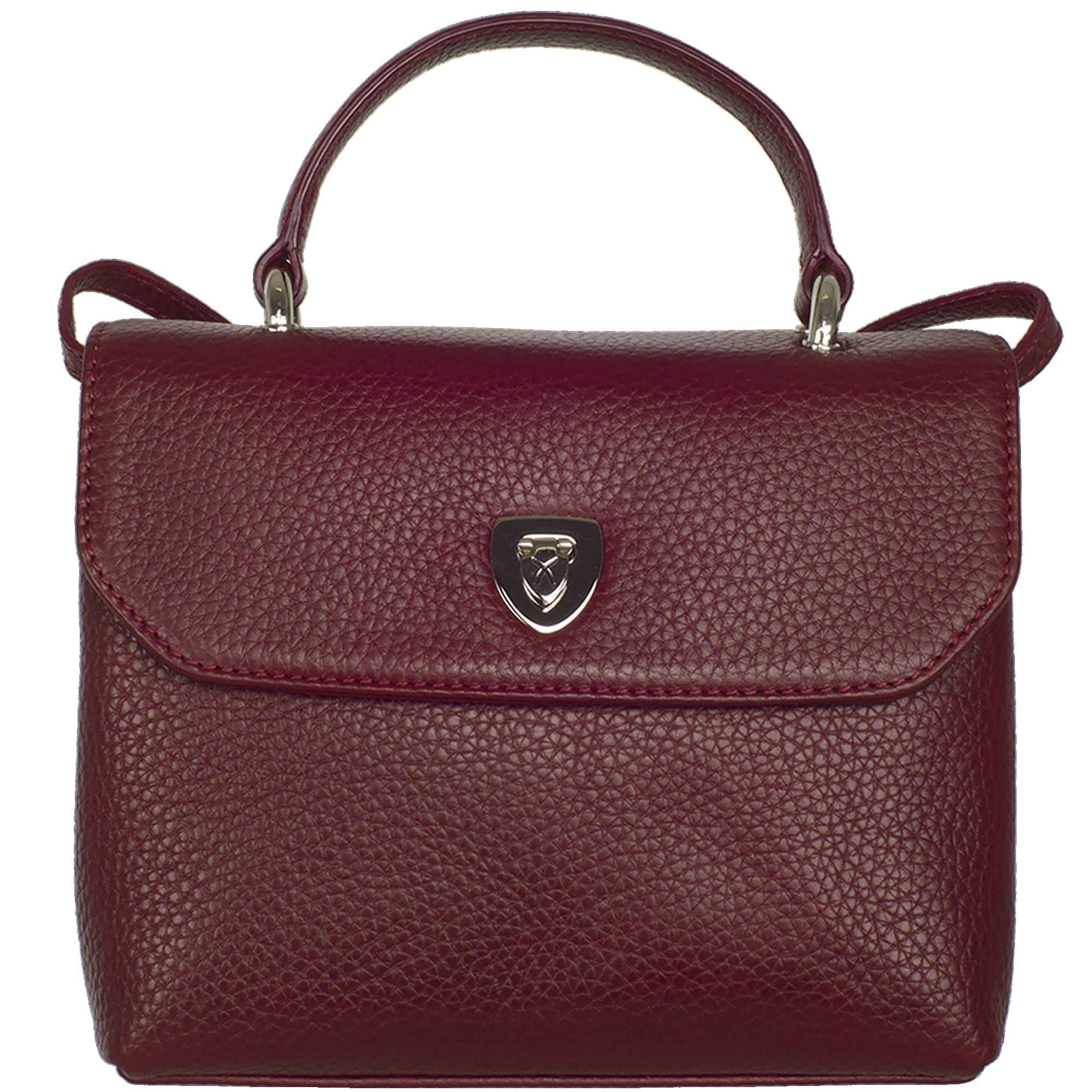 Handtasche Leder bordeauxrot - Corf Offermann