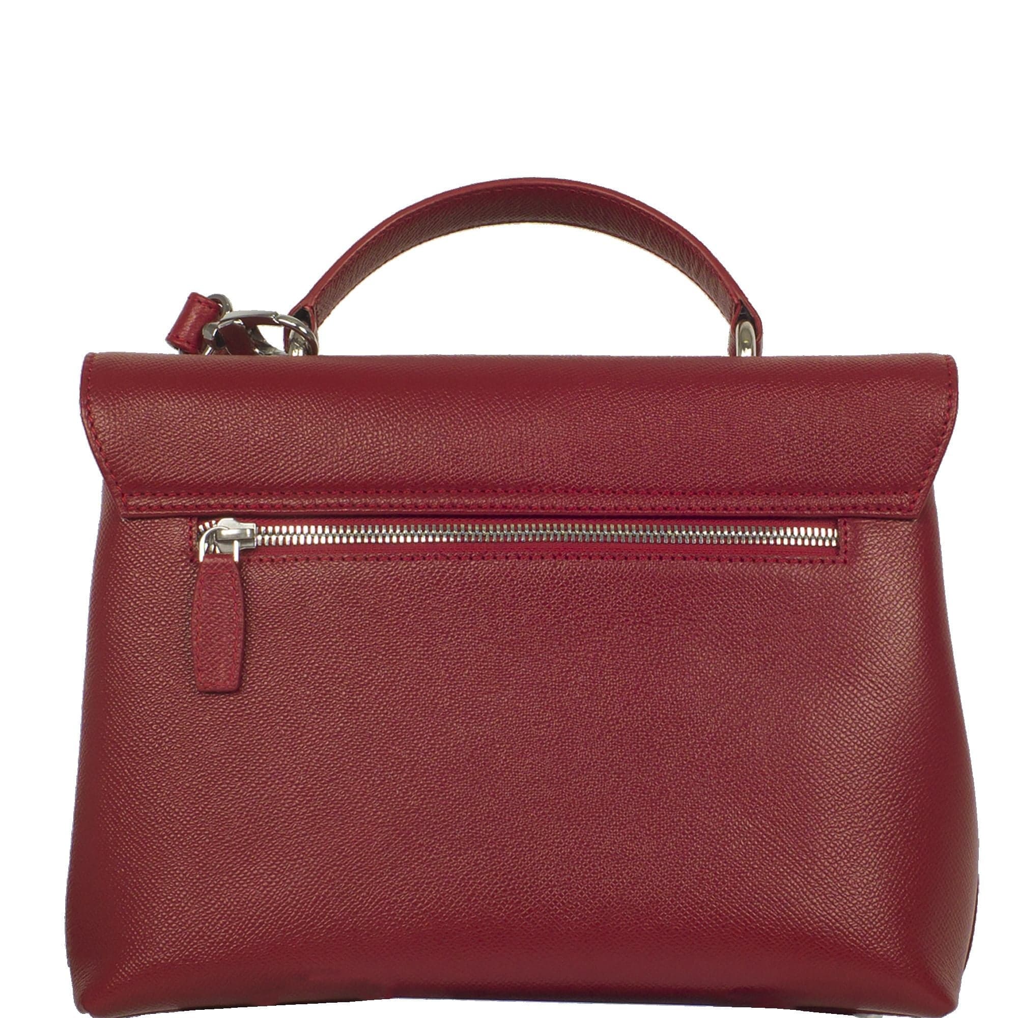 Handtasche Schultertasche Leder rot - Corf Offermann