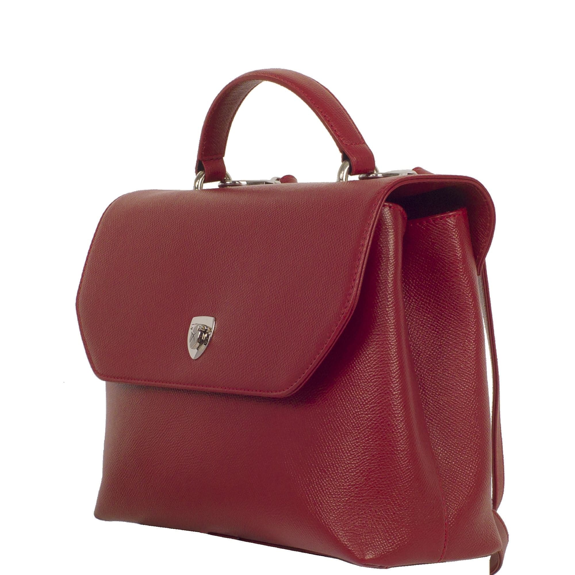 Handtasche Schultertasche Leder rot - Corf Offermann