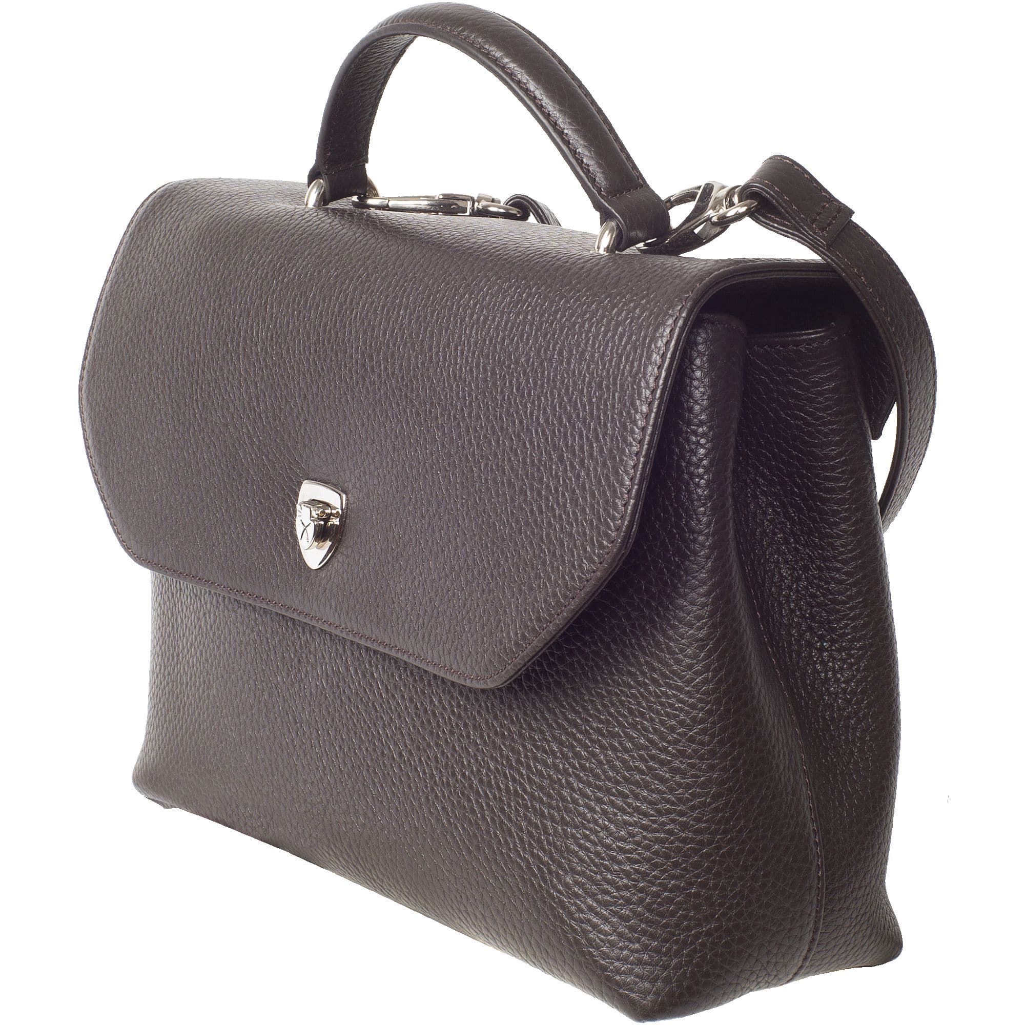 Handtasche Schultertasche Leder braun - Corf Offermann