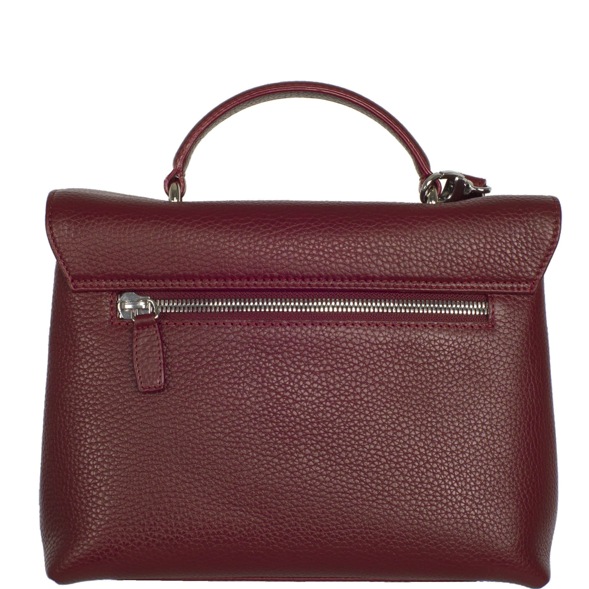 Handtasche Schultertasche Leder bordeauxrot - Corf Offermann