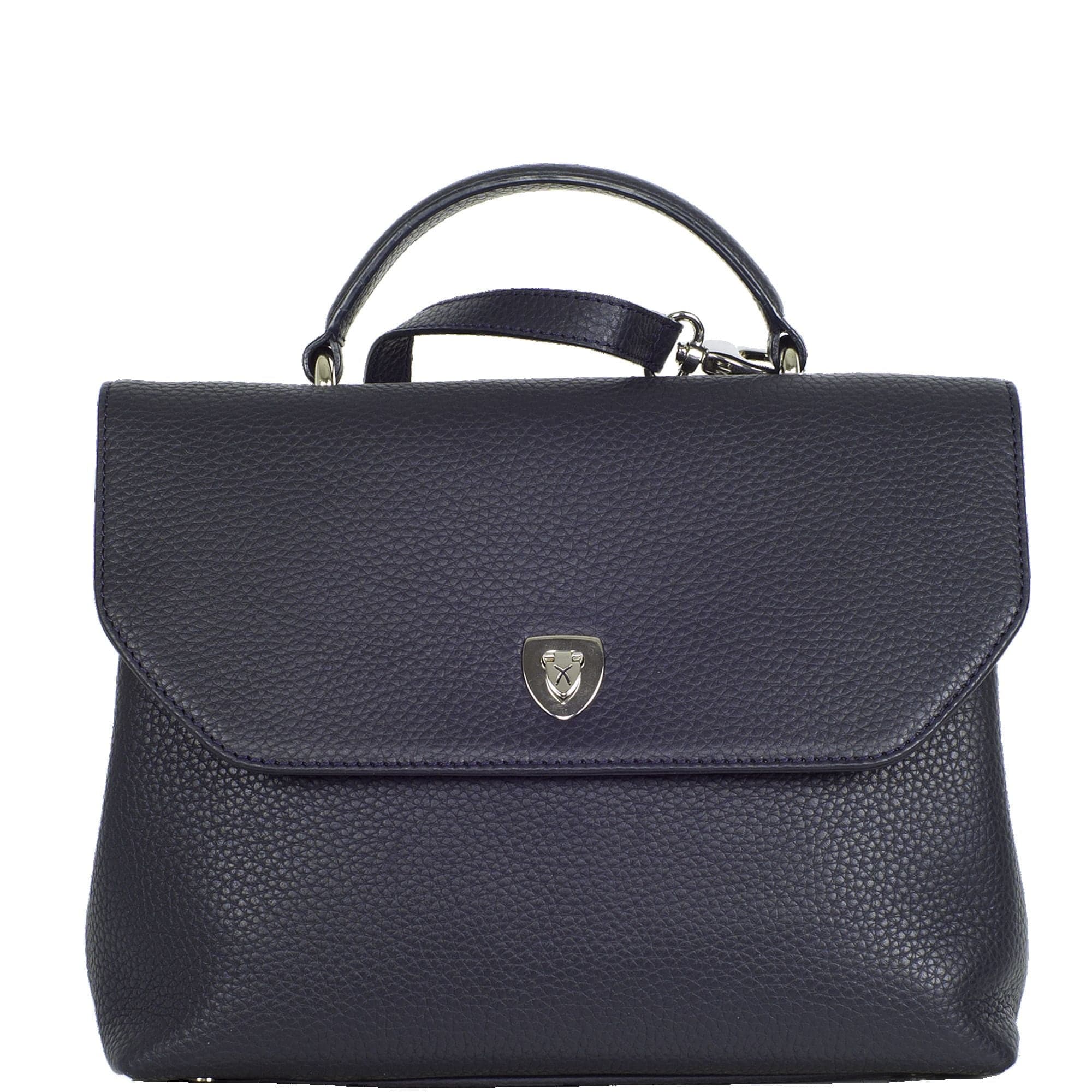 Handtasche Schultertasche Leder blau - Corf Offermann