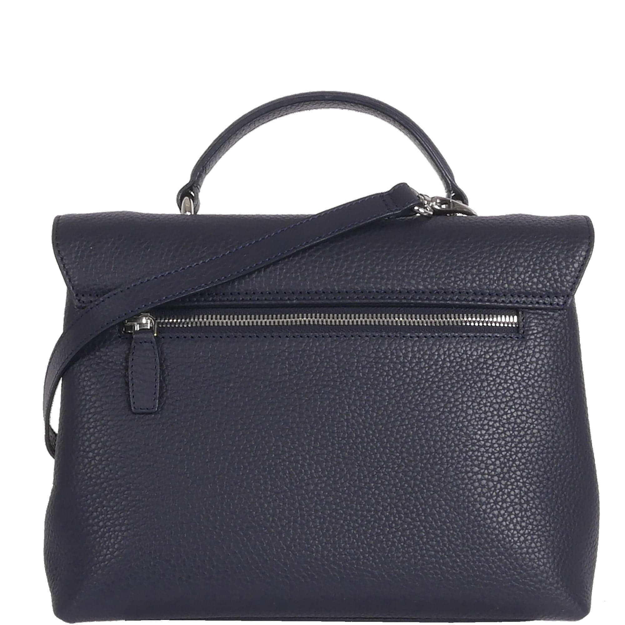 Handtasche Schultertasche Leder blau - Corf Offermann