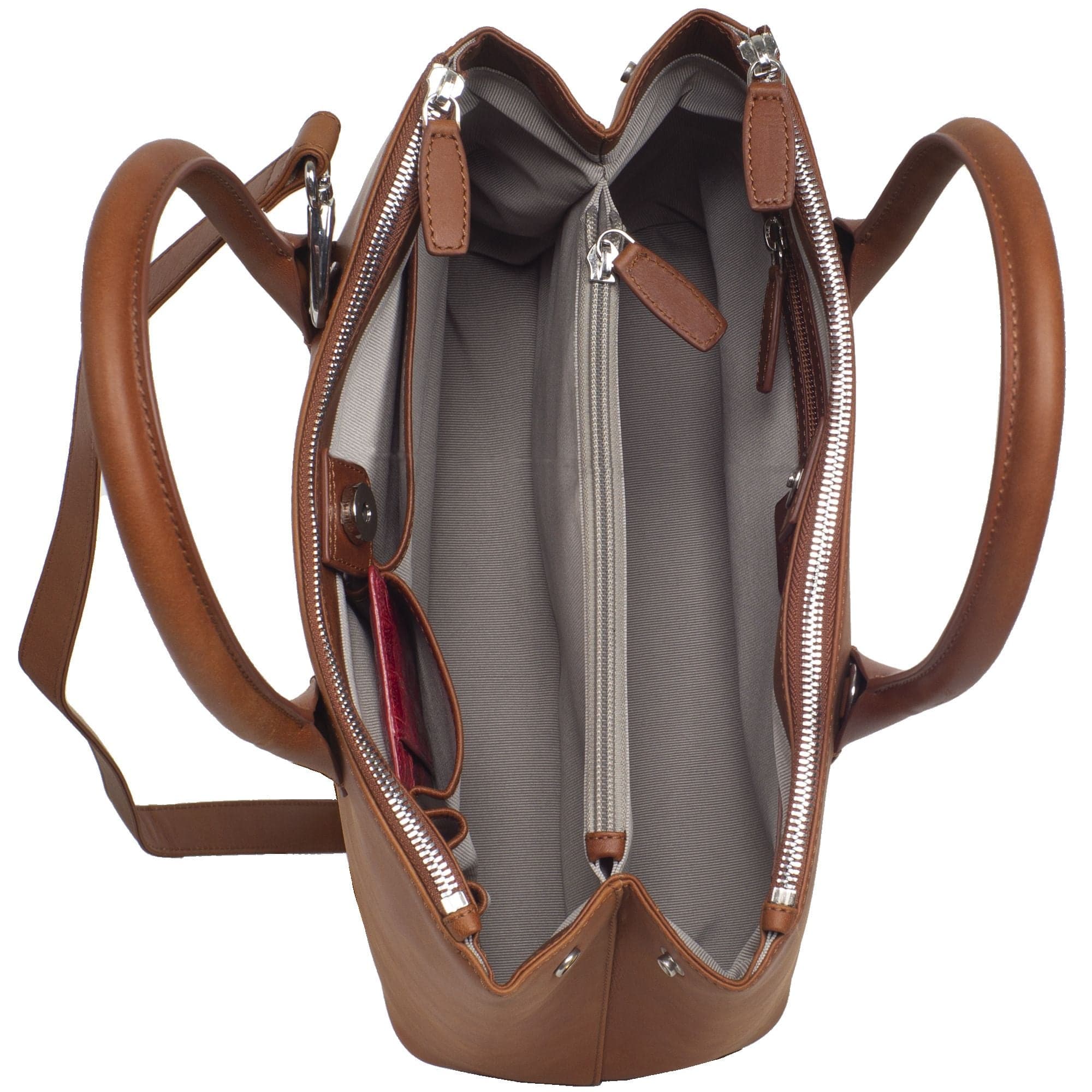 Handtasche Businesstasche 13 Zoll Leder cognac - Corf Offermann