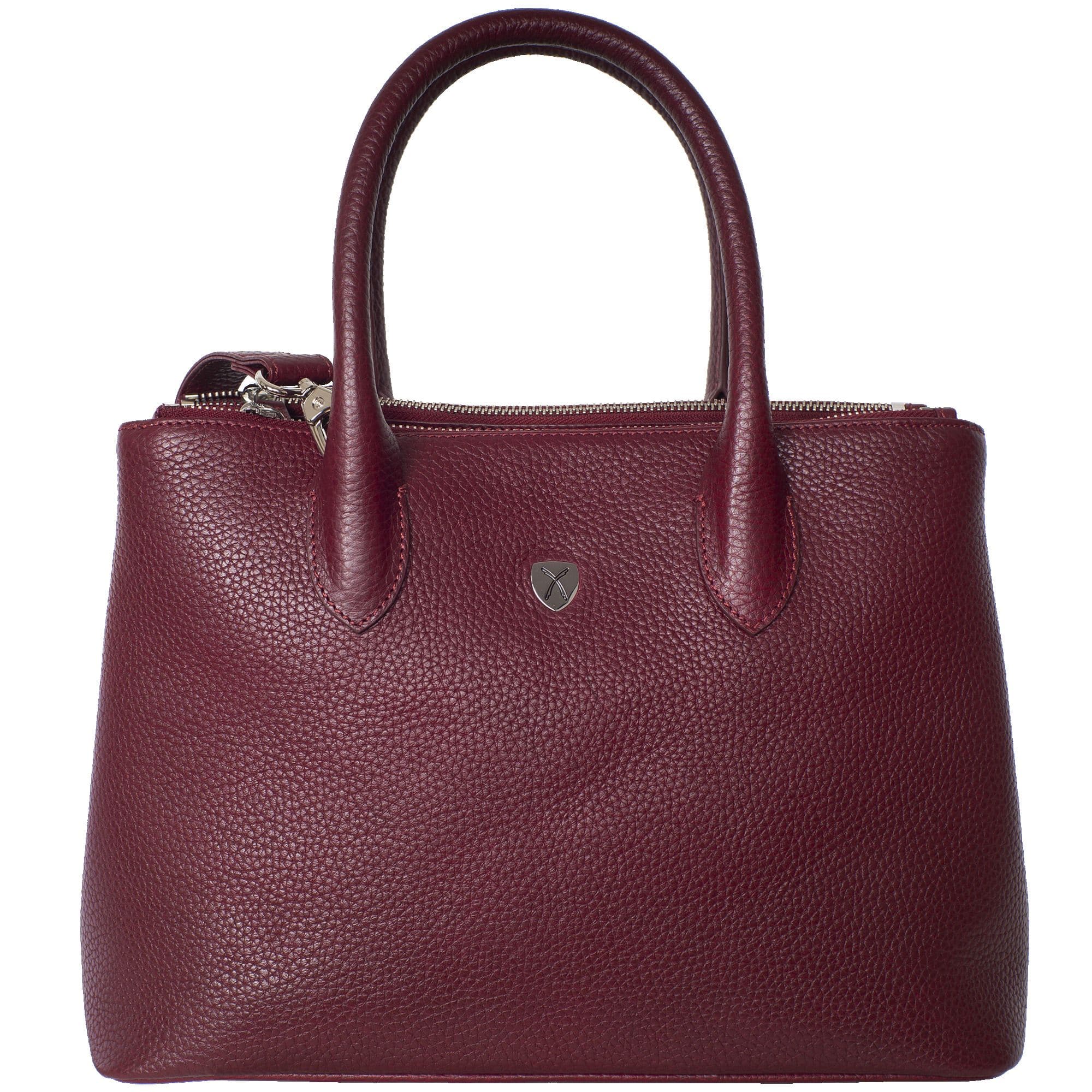 Handtasche Businesstasche 13 Zoll Leder bordeauxrot - Corf Offermann