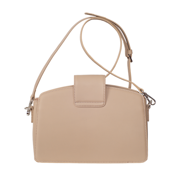 Handtasche Schultertasche Glattleder beige - Corf Offermann