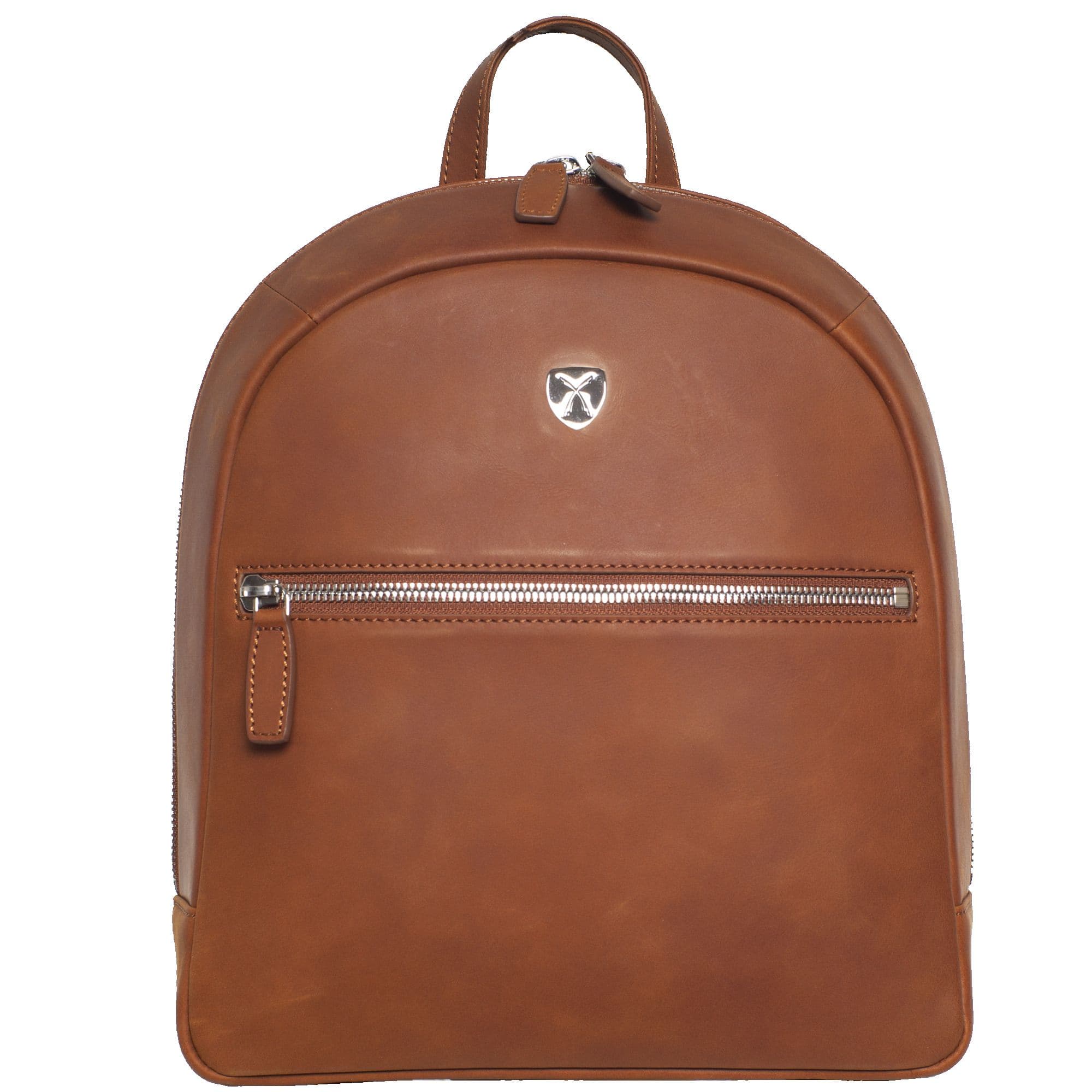 Damenrucksack Lederrucksack 10 Zoll Leder cognac - Corf Offermann