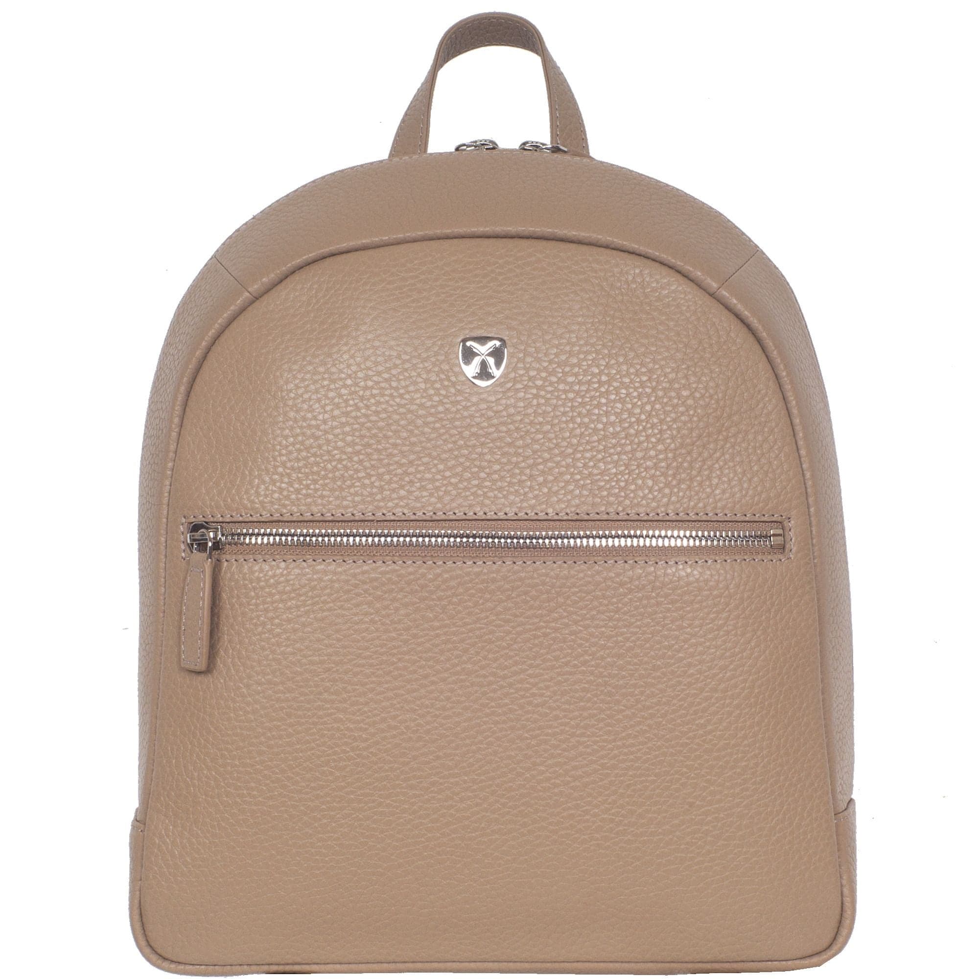 Damenrucksack Lederrucksack 10 Zoll Leder beige - Corf Offermann