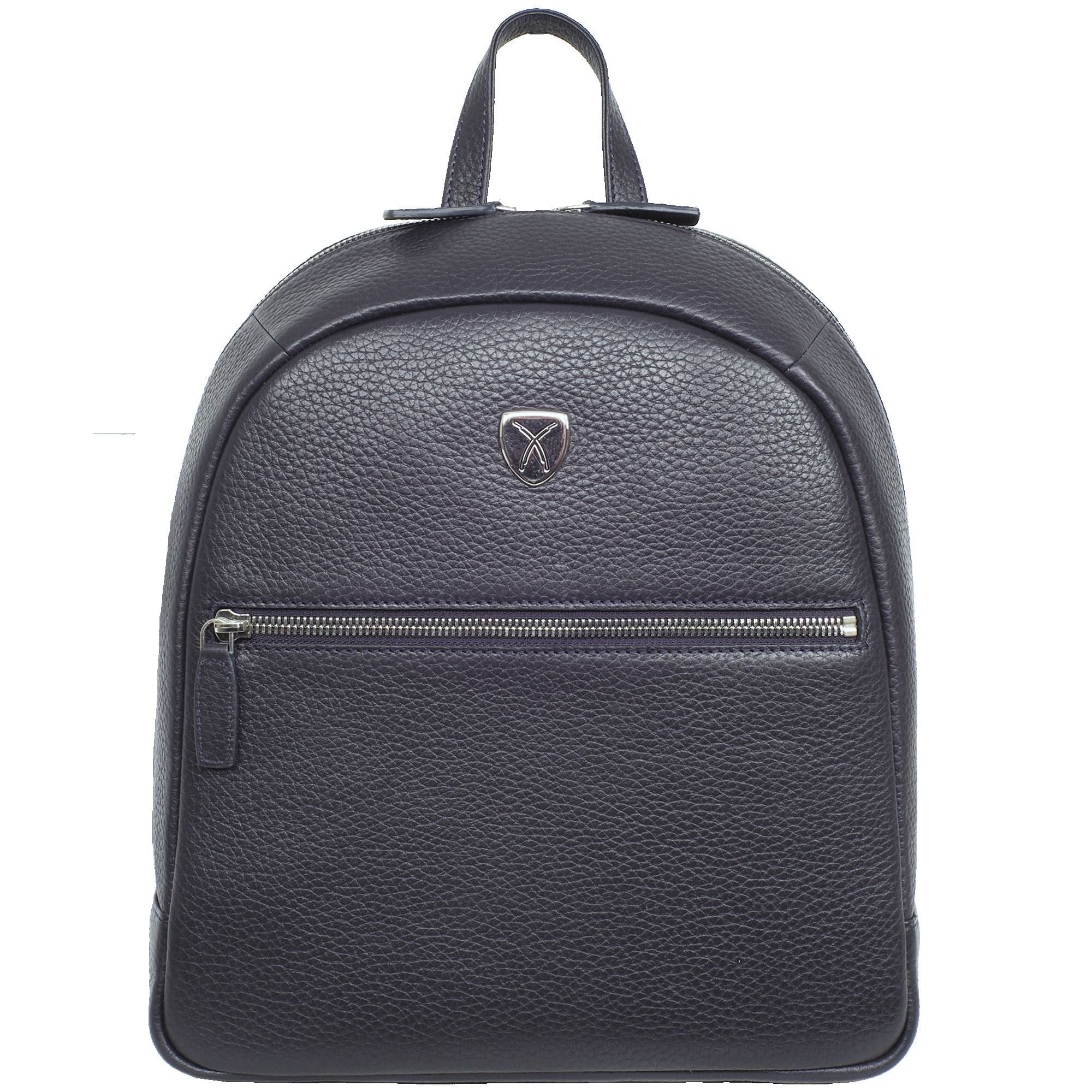 Damenrucksack Lederrucksack 10 Zoll Leder blau - Corf Offermann