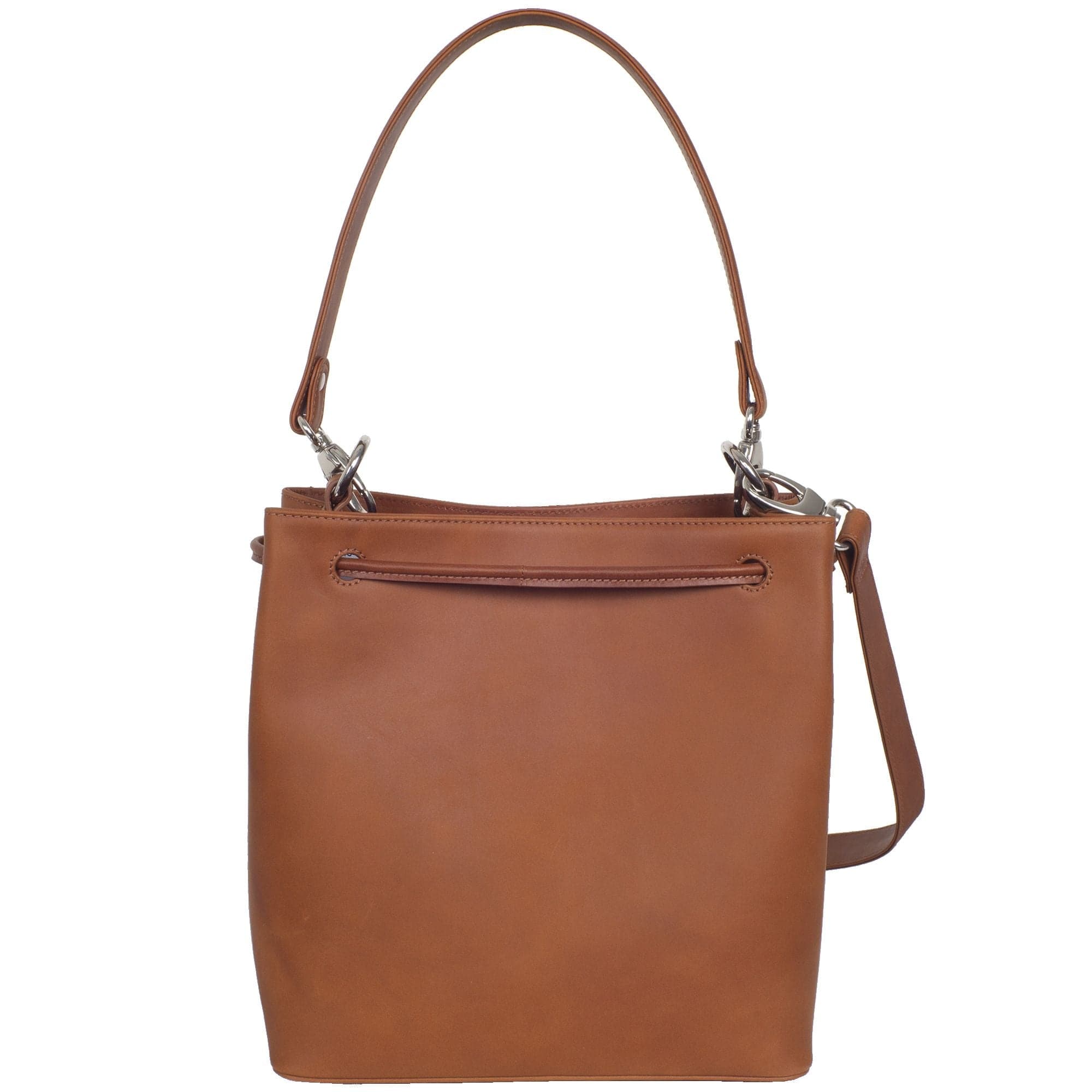 Handtasche Umhängetasche 10 Zoll Leder cognac - Corf Offermann