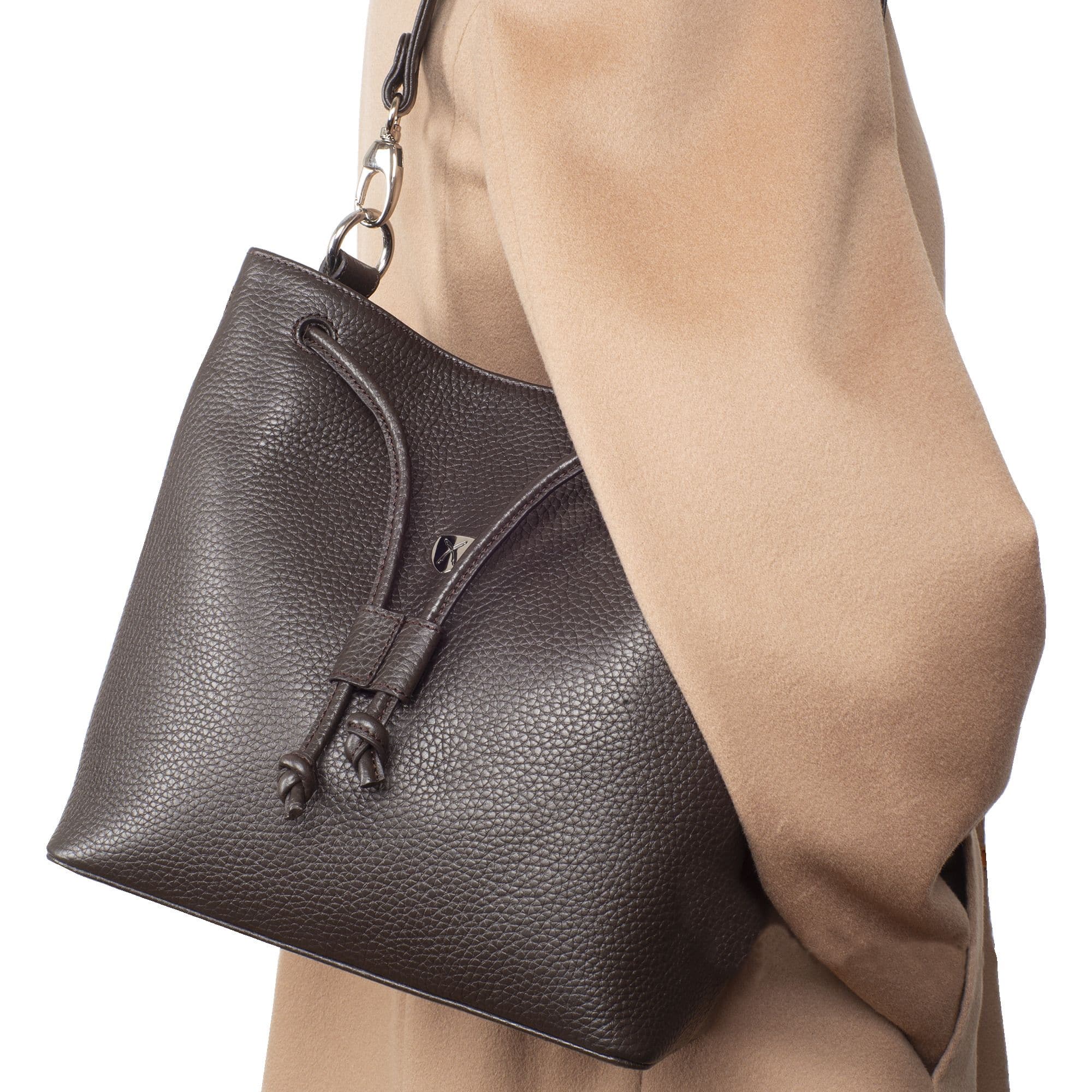 Handtasche Umhängetasche 10 Zoll Leder braun - Corf Offermann