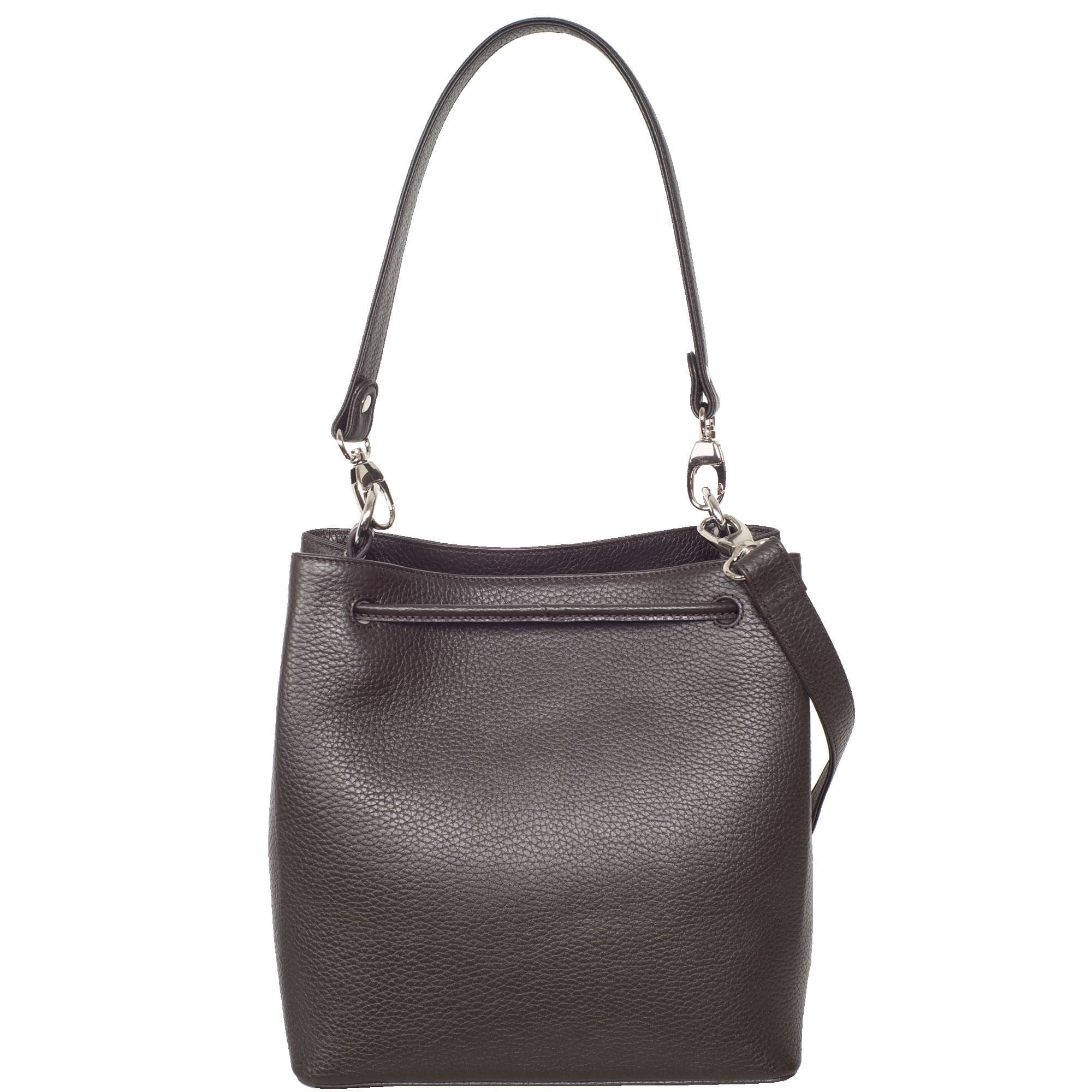 Handtasche Umhängetasche 10 Zoll Leder braun - Corf Offermann