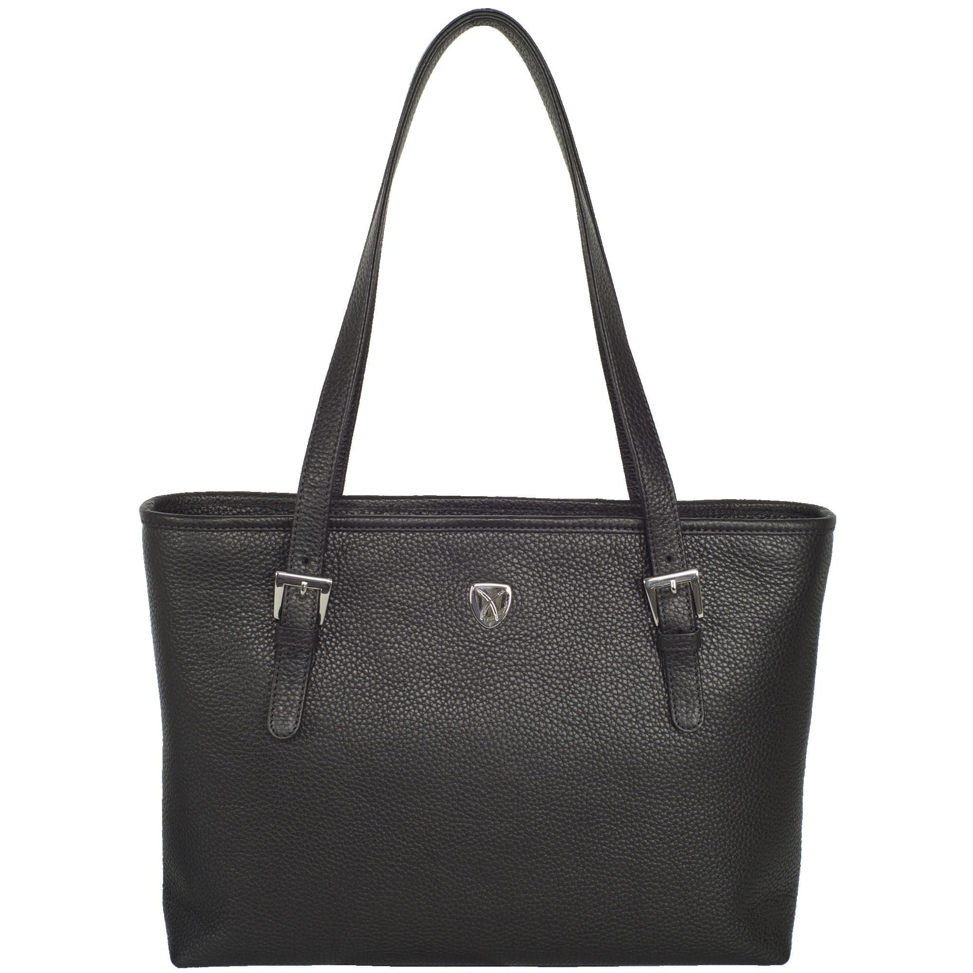 Handtasche Shopper 13 Zoll Leder schwarz - Corf Offermann