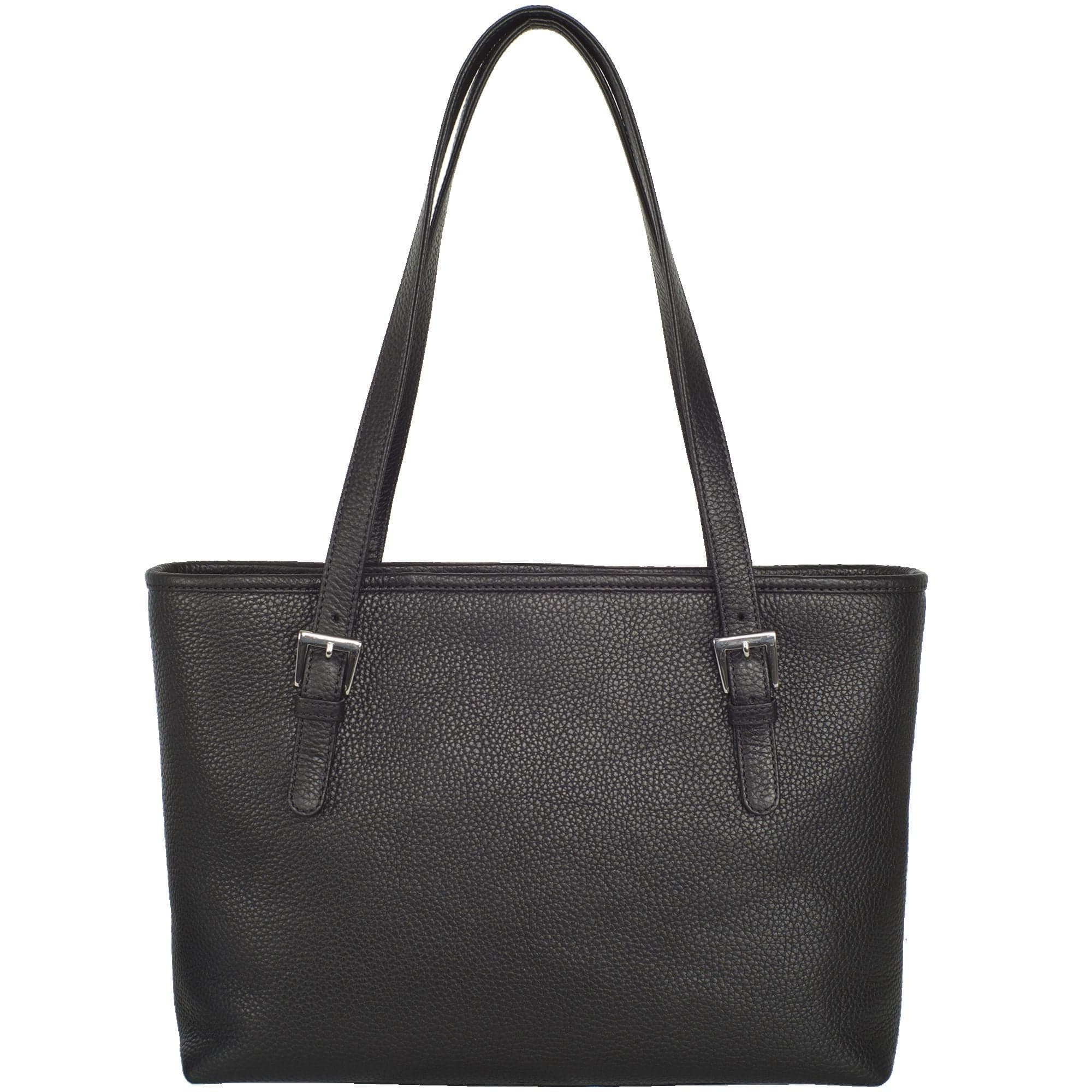 Handtasche Shopper 13 Zoll Leder schwarz - Corf Offermann