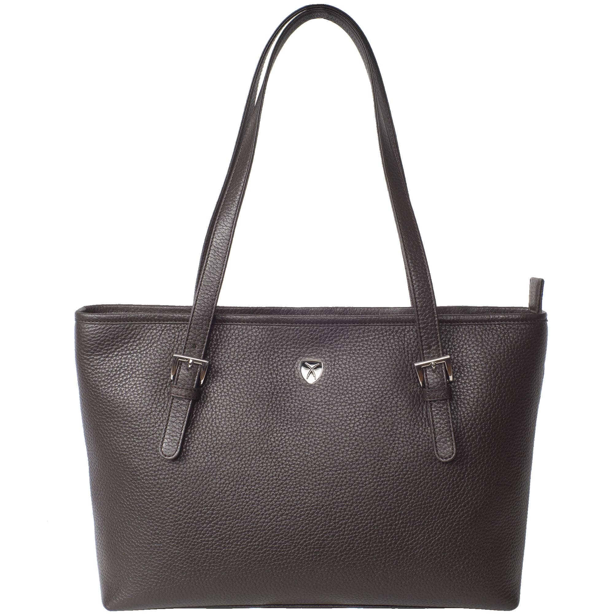 Handtasche Shopper 13 Zoll Leder braun - Corf Offermann