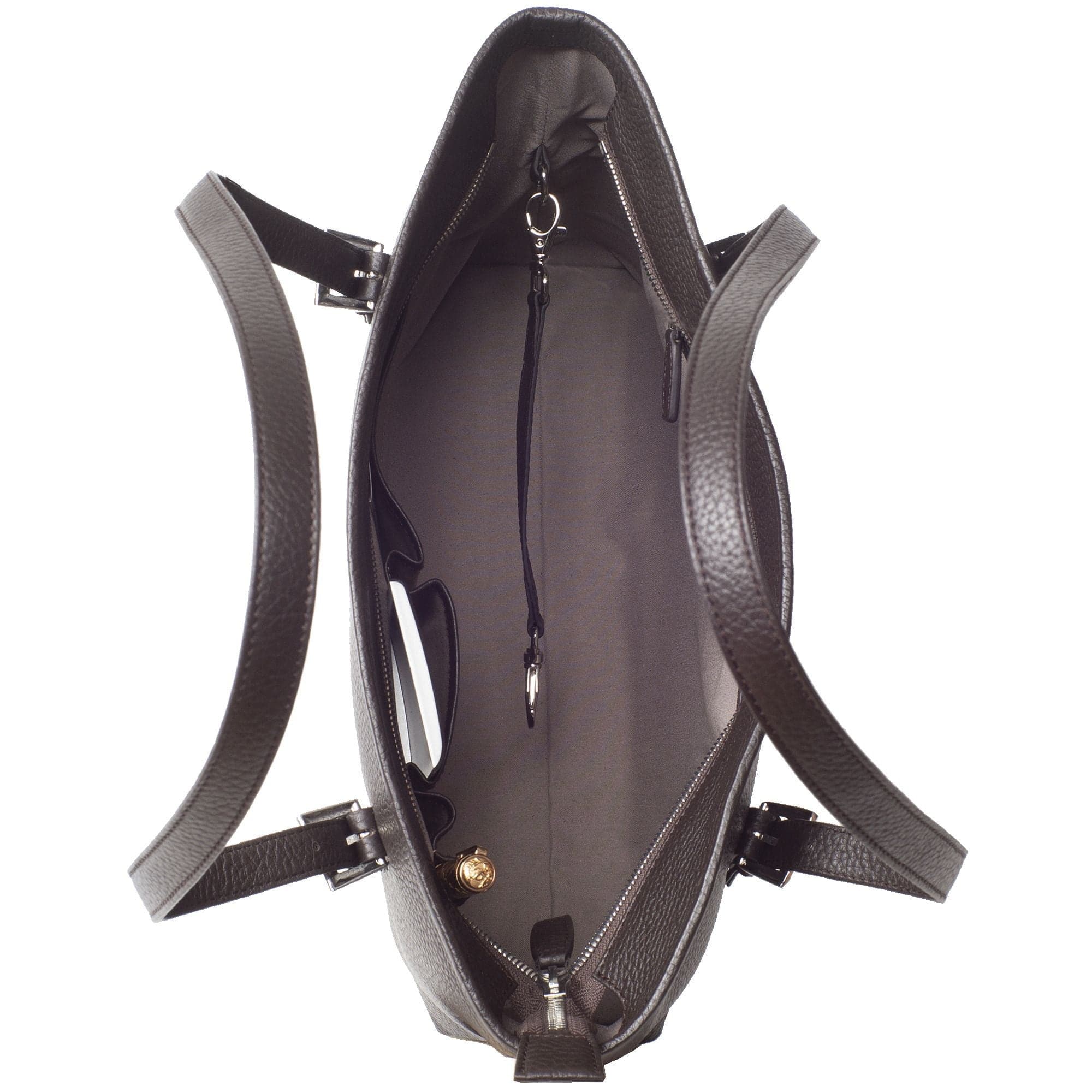 Handtasche Shopper 13 Zoll Leder braun - Corf Offermann