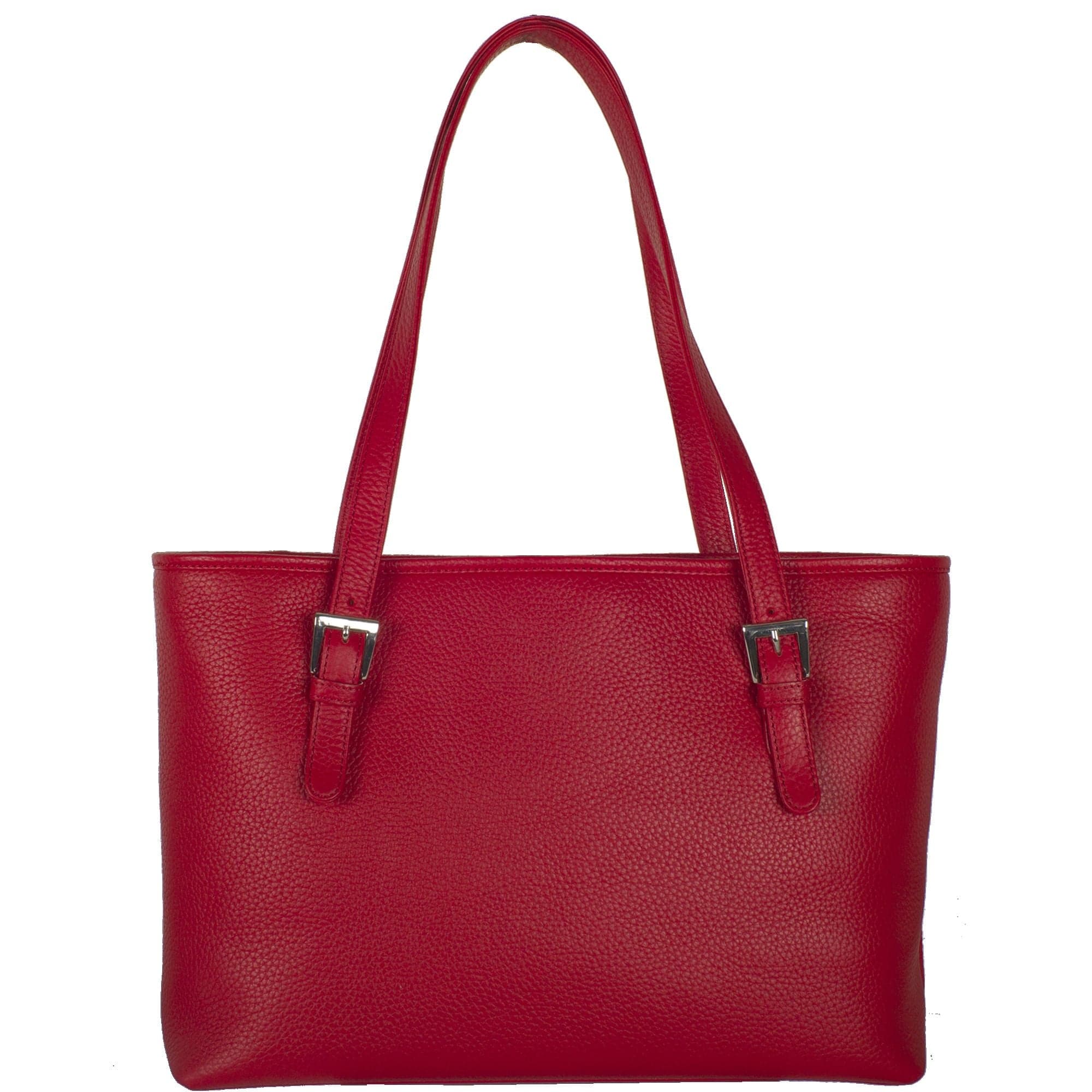 Handtasche Shopper 13 Zoll Leder rot - Corf Offermann