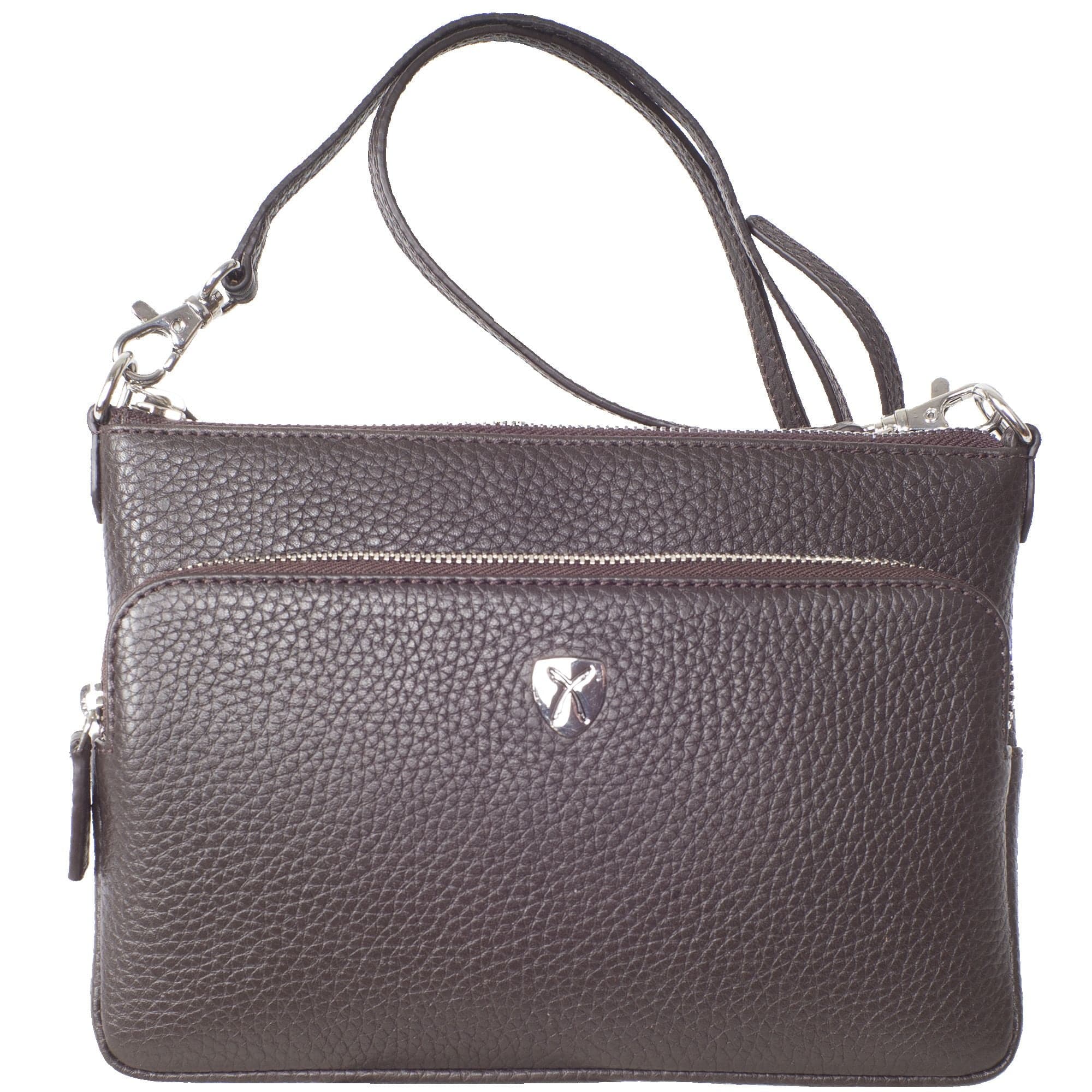 Handtasche Umhängetasche Leder braun - Corf Offermann