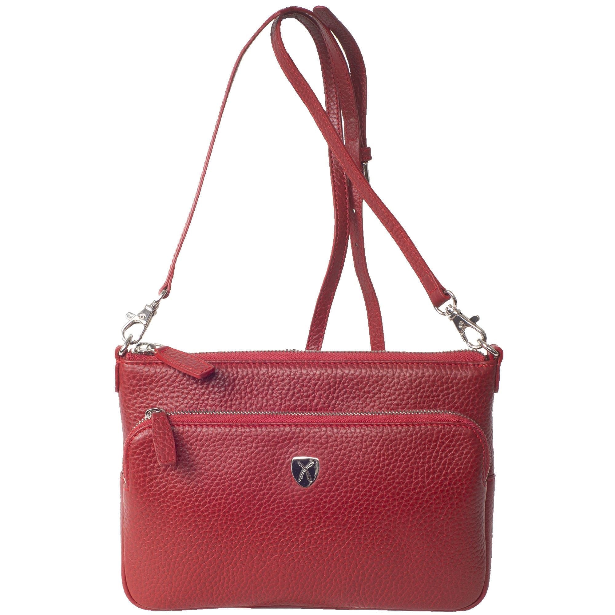 Handtasche Umhängetasche Leder rot - Corf Offermann