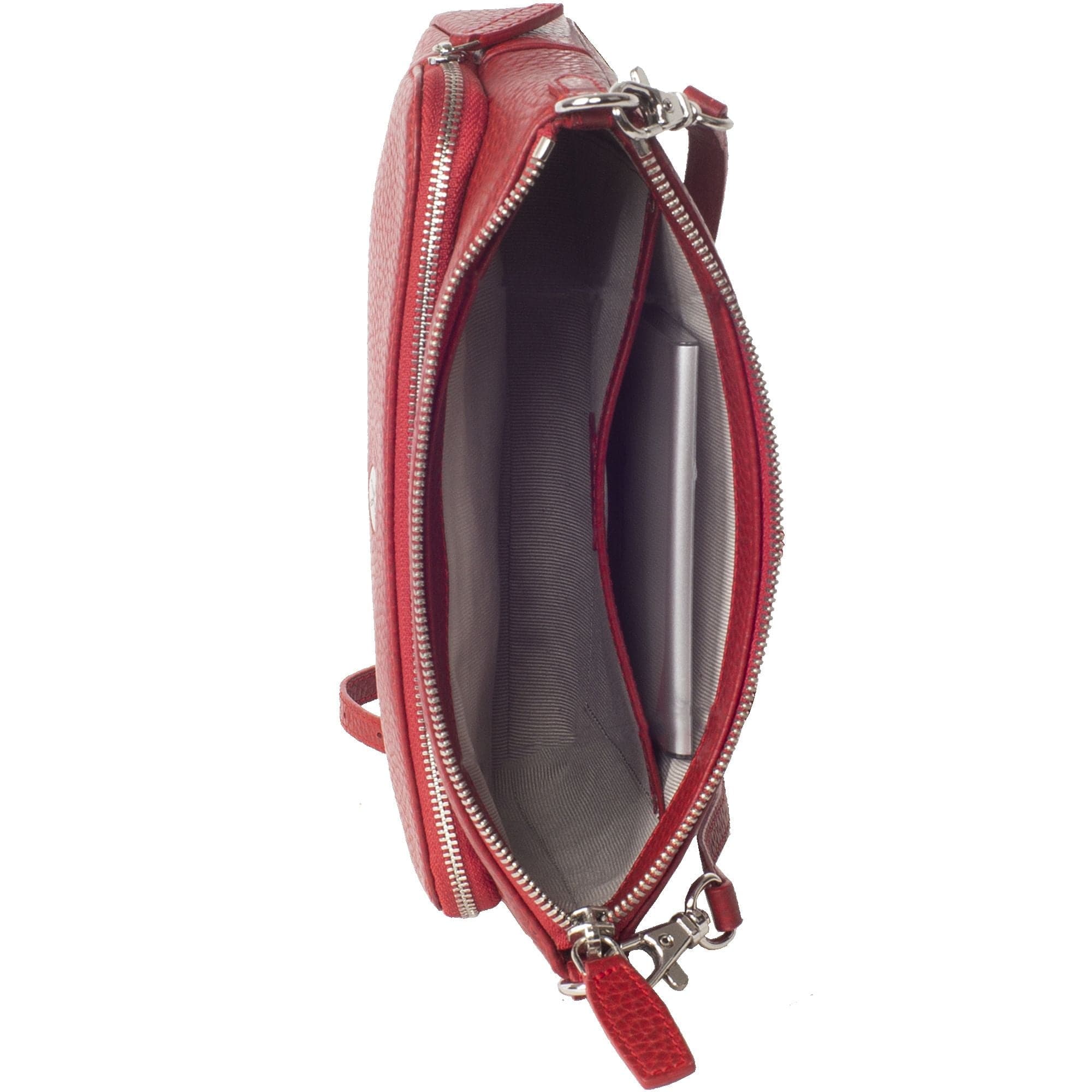 Handtasche Umhängetasche Leder rot - Corf Offermann