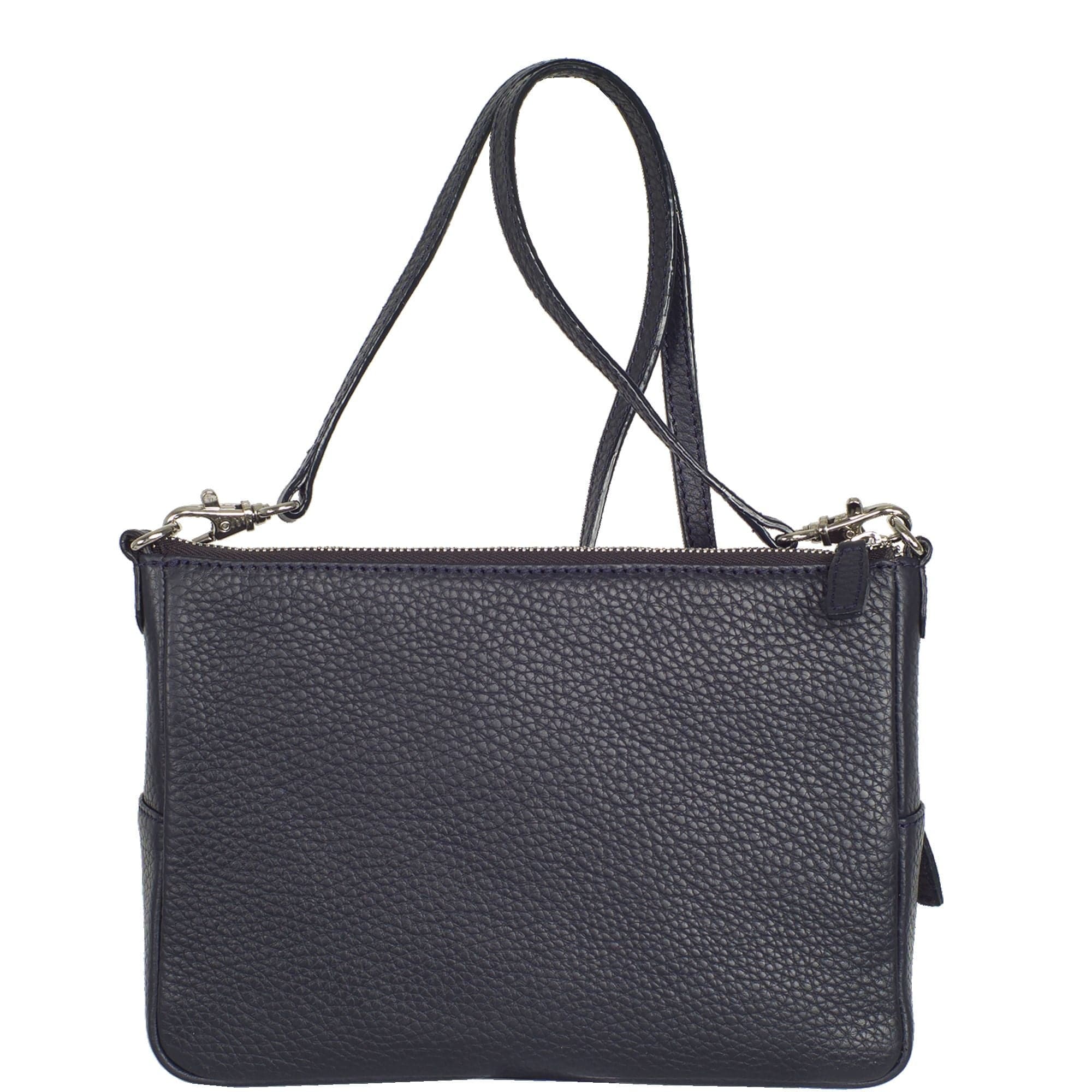 Handtasche Umhängetasche Leder blau - Corf Offermann