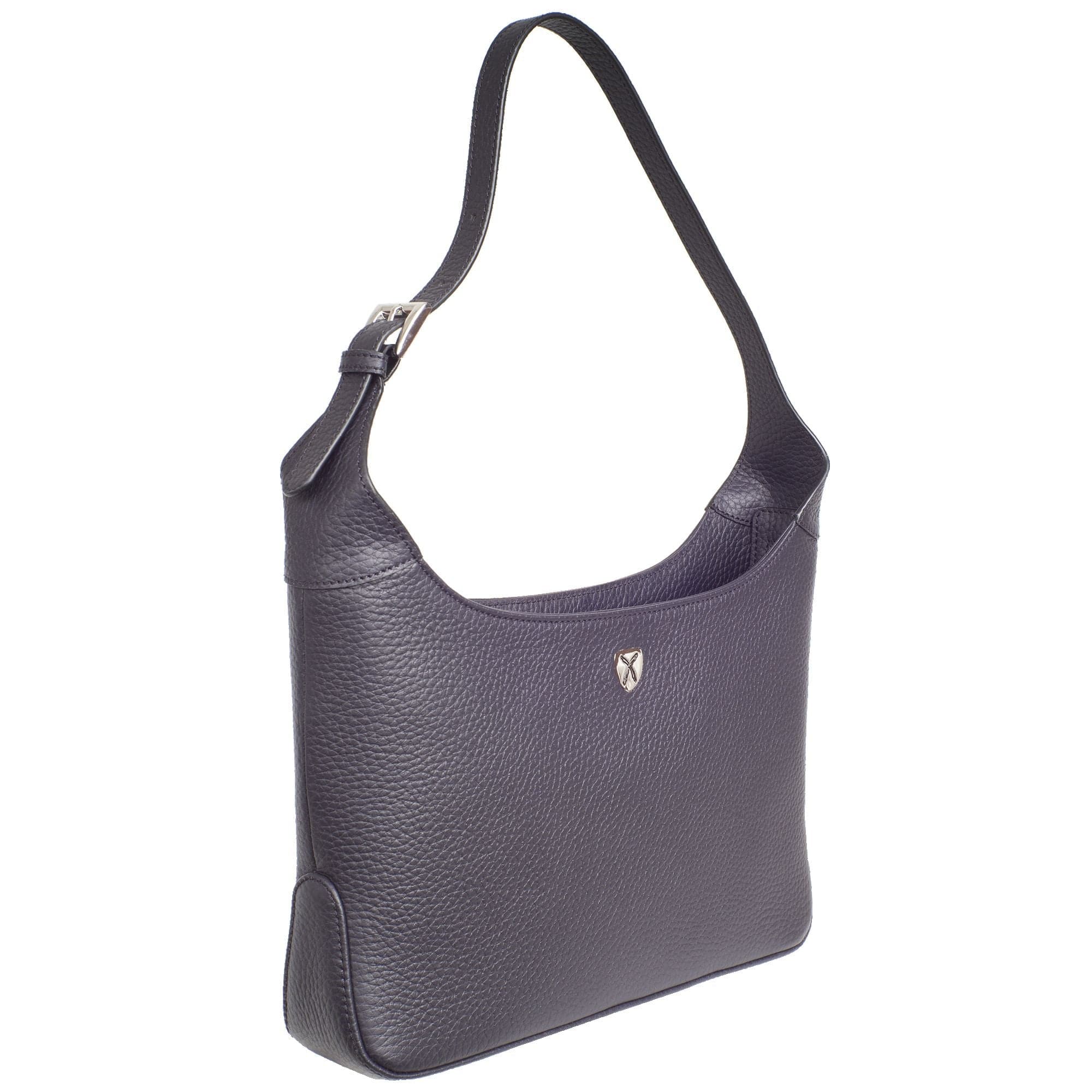 Schultertasche Handtasche Crossover Leder blau - Corf Offermann