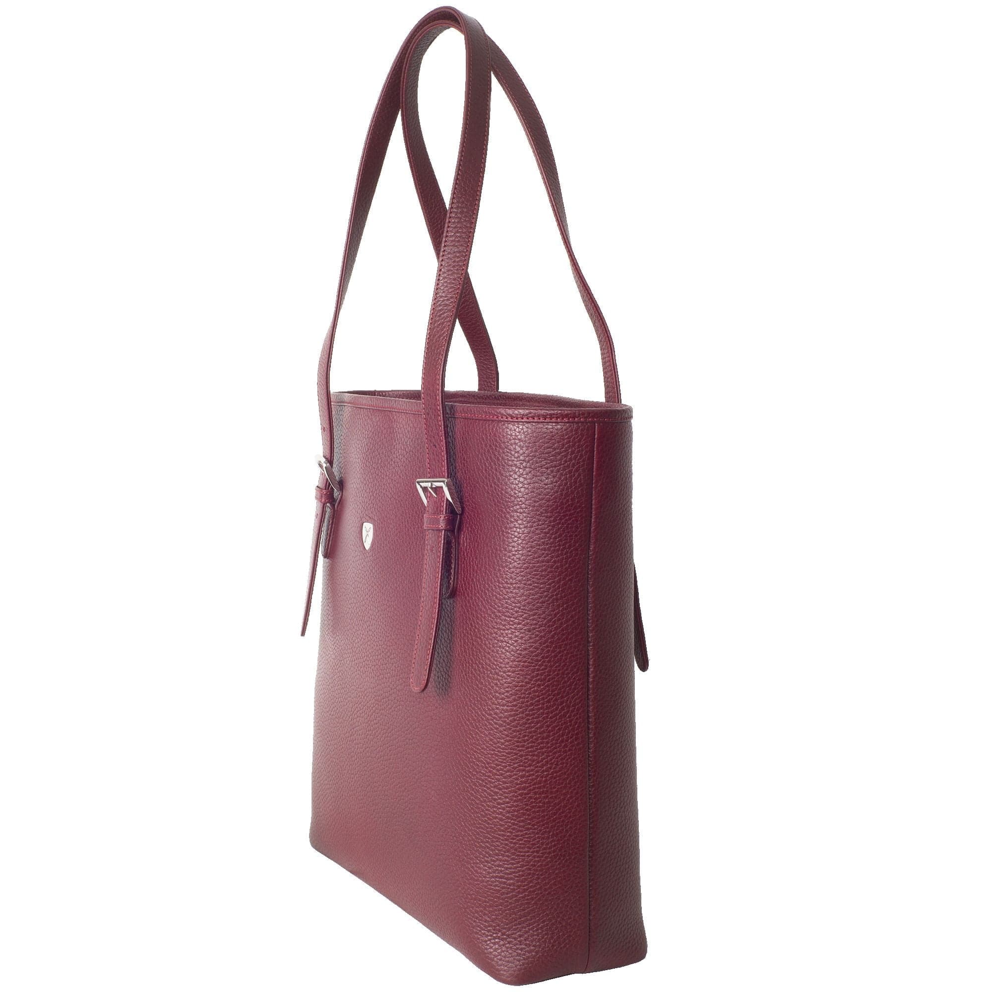 Handtasche Shopper Leder bordeauxrot - Corf Offermann