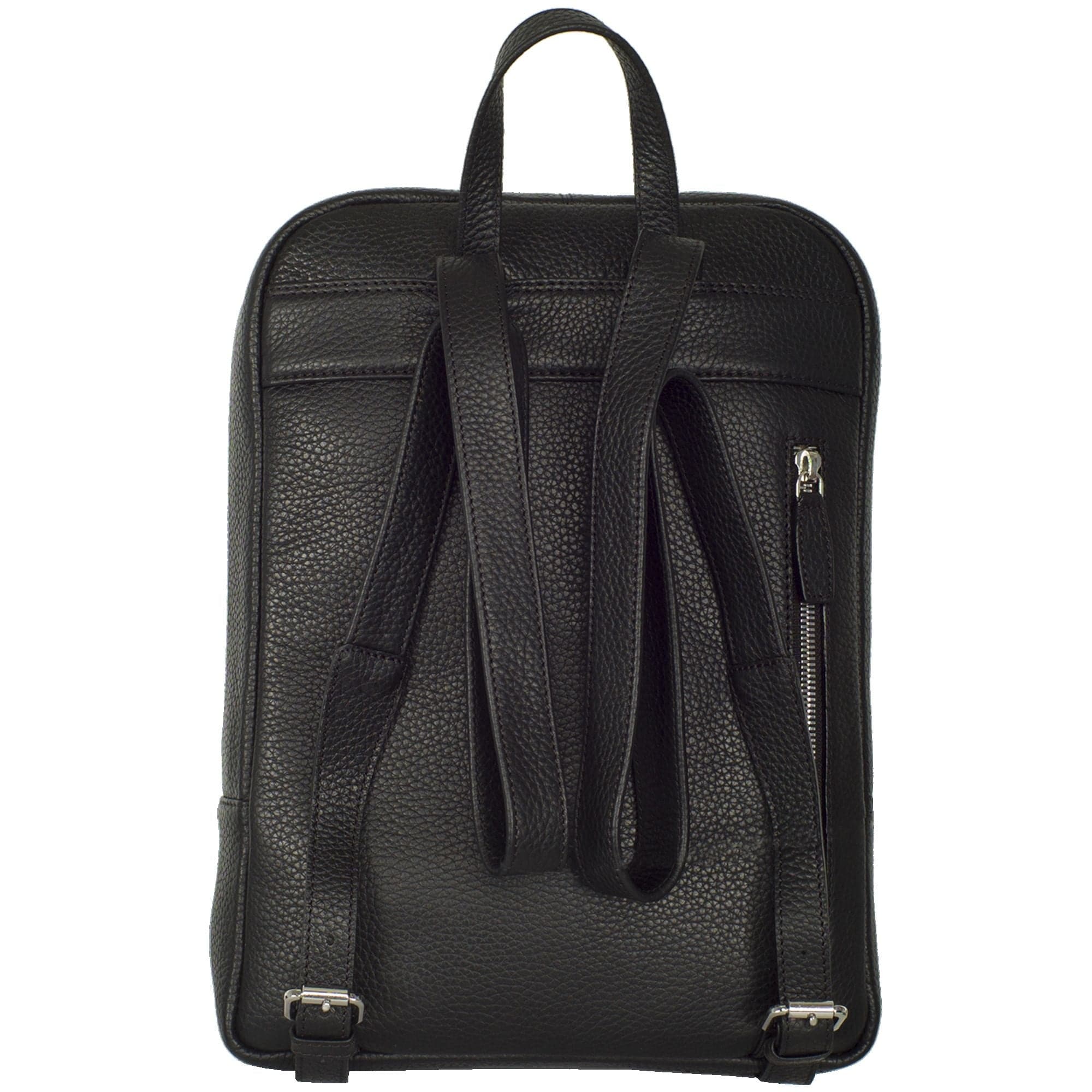 Businessrucksack Lederrucksack 14 Zoll Leder schwarz - Corf Offermann